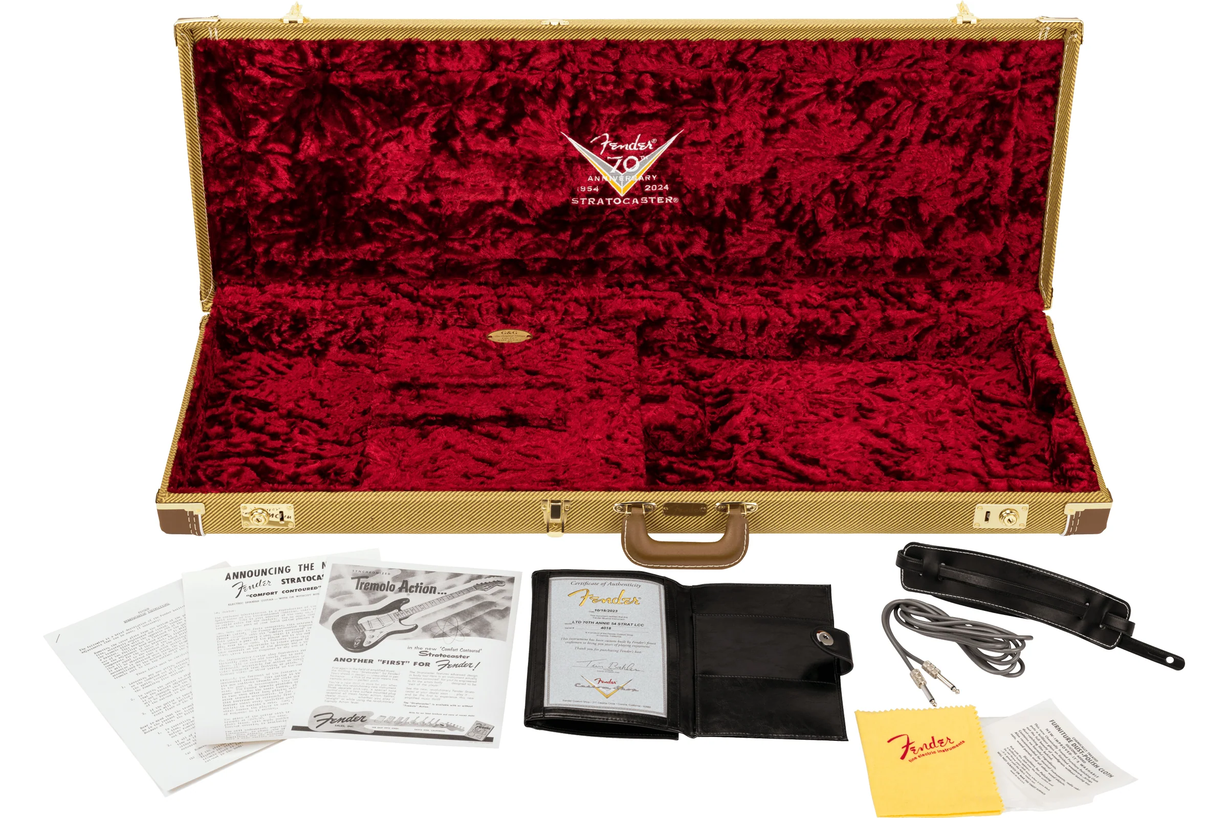 Fender Custom Shop Limited Edition 70th Anniversary 1954 Stratocaster, Relic - Image 3