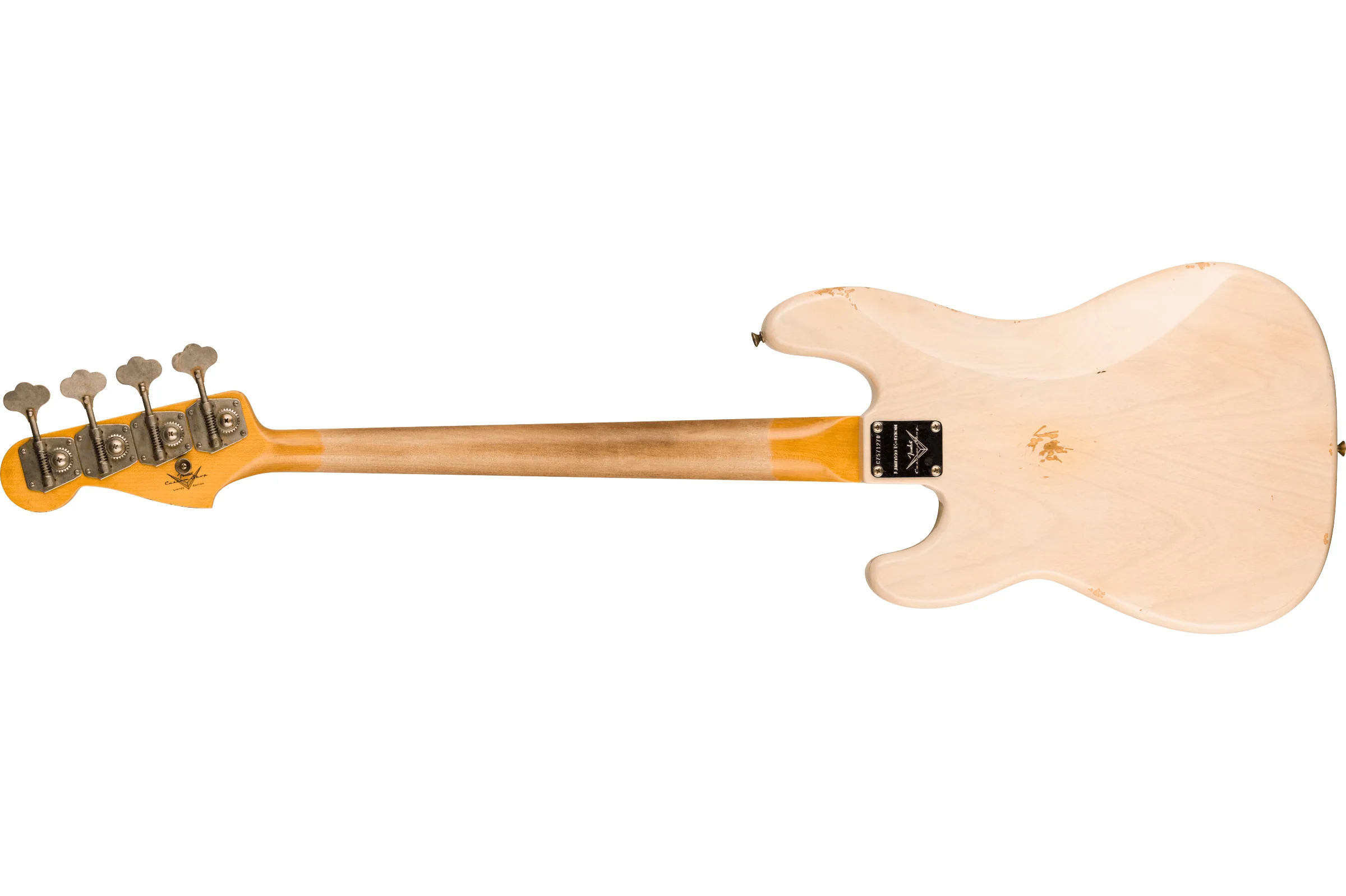 Fender Custom Shop Limited Edition "P" Jazz Bass Relic, Aged White Blonde - Image 2