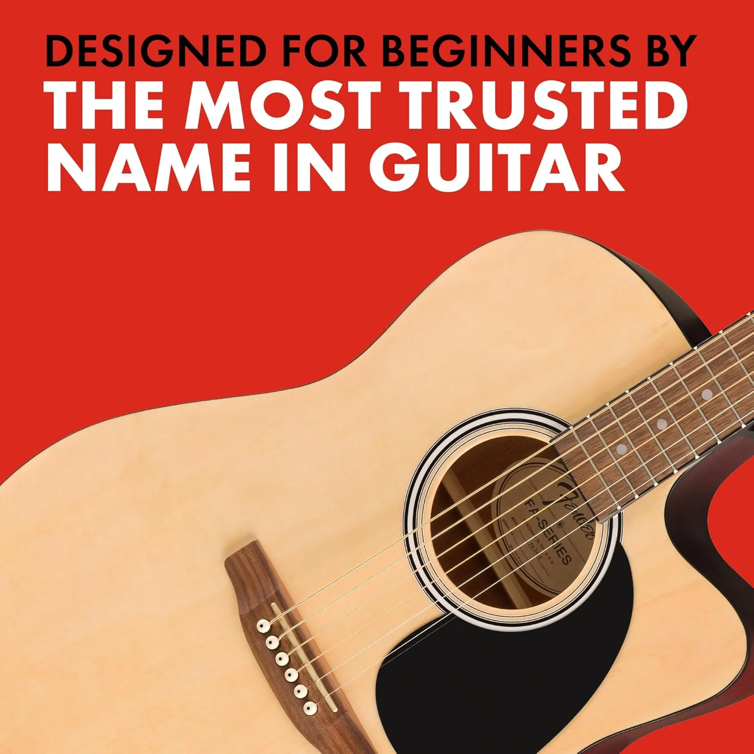 Fender FA-25CE Dreadnought - Image 4