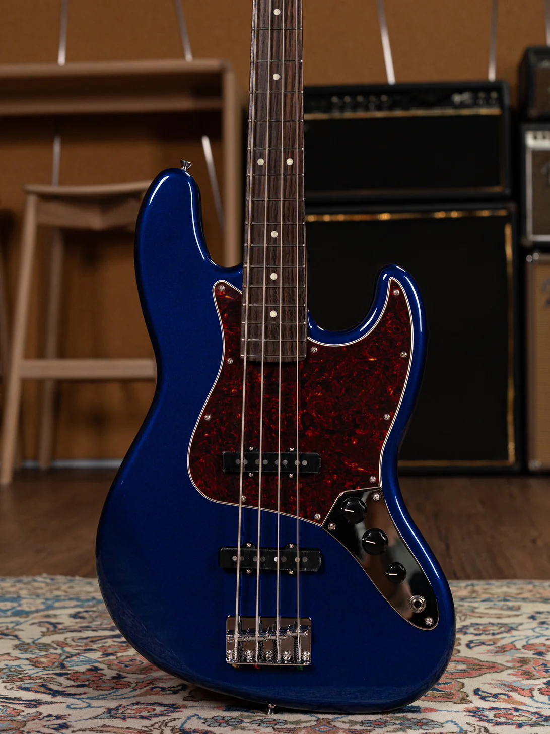 Fender FSR Collection Hybrid II Jazz Bass, Deep Ocean Metallic - Image 2