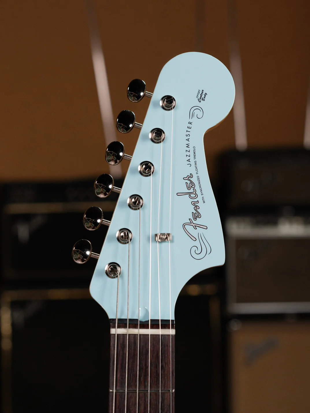Fender FSR Collection Hybrid II Jazzmaster, Daphne Blue - Image 3