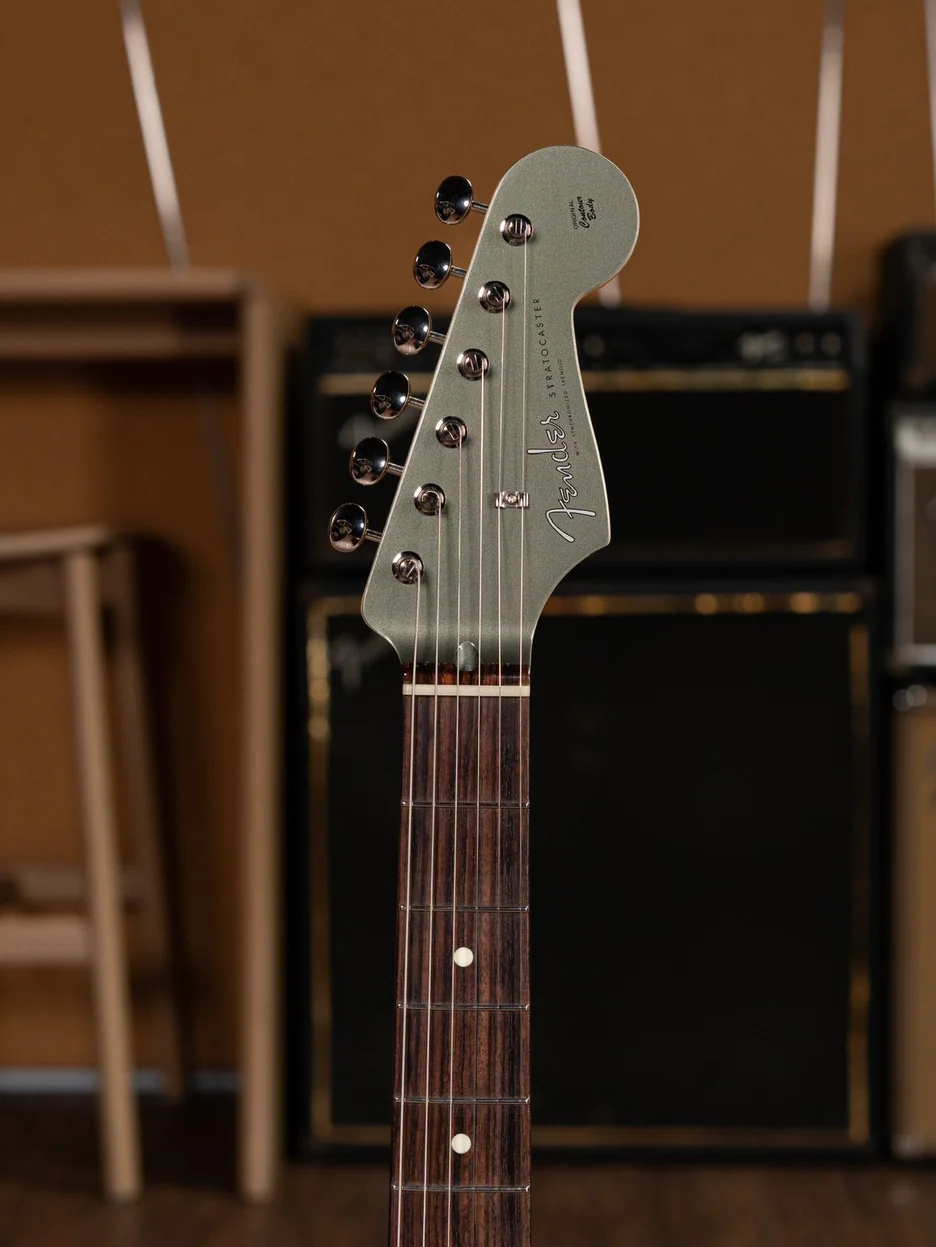 Fender FSR Collection Hybrid II Stratocaster, Jasper Olive Metallic - Image 3