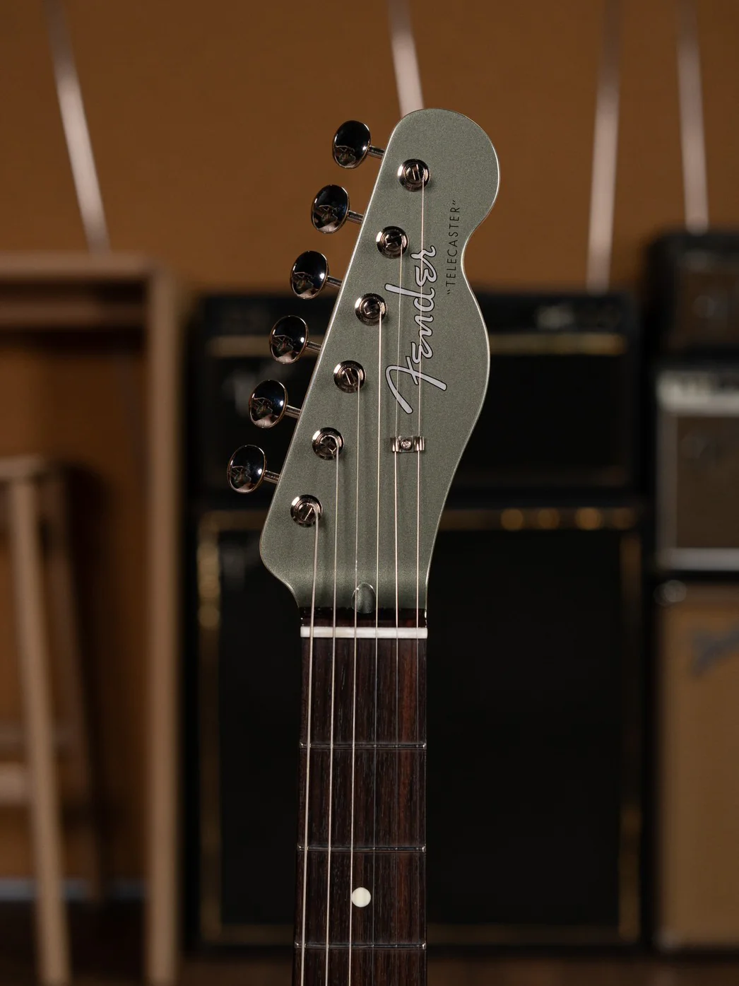 Fender FSR Collection Hybrid II Telecaster, Jasper Olive Metallic - Image 4