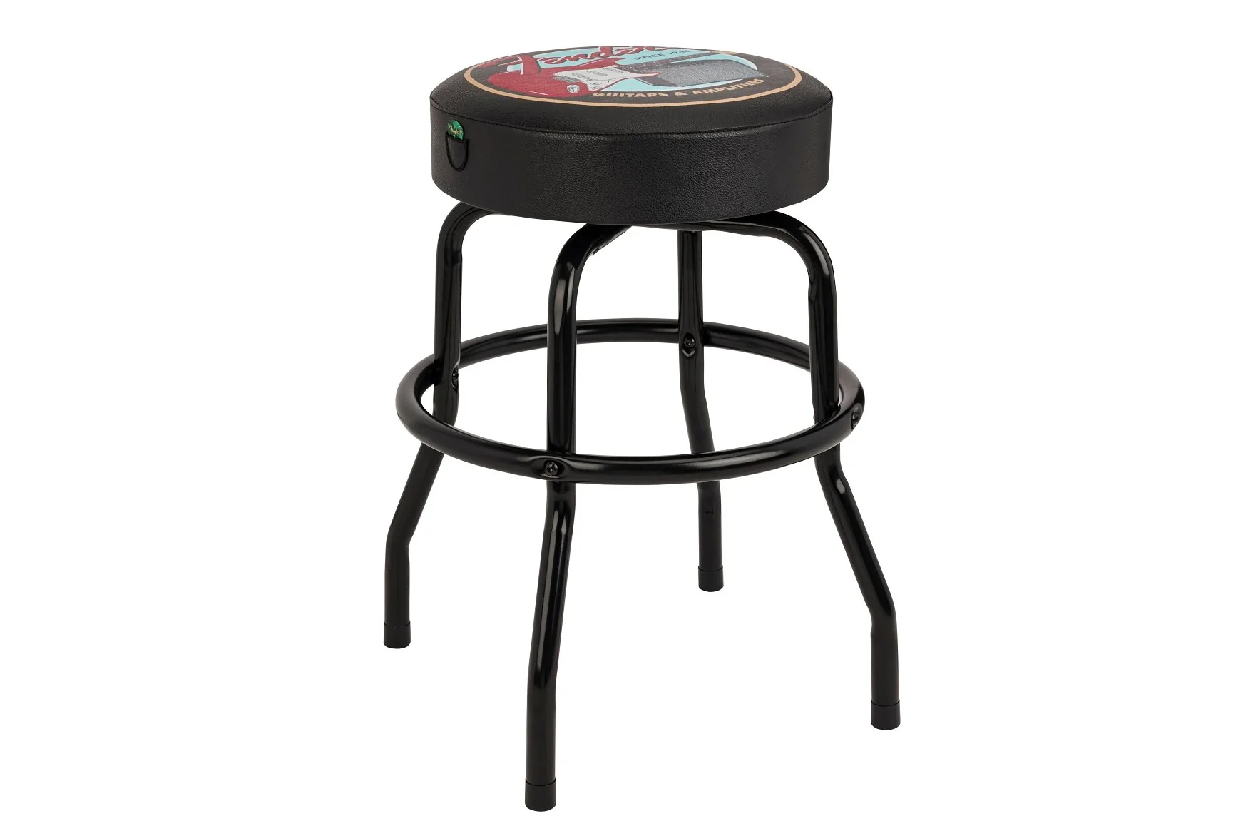 Fender Guitars & Amps Pick Pouch Barstool, Black - Image 5