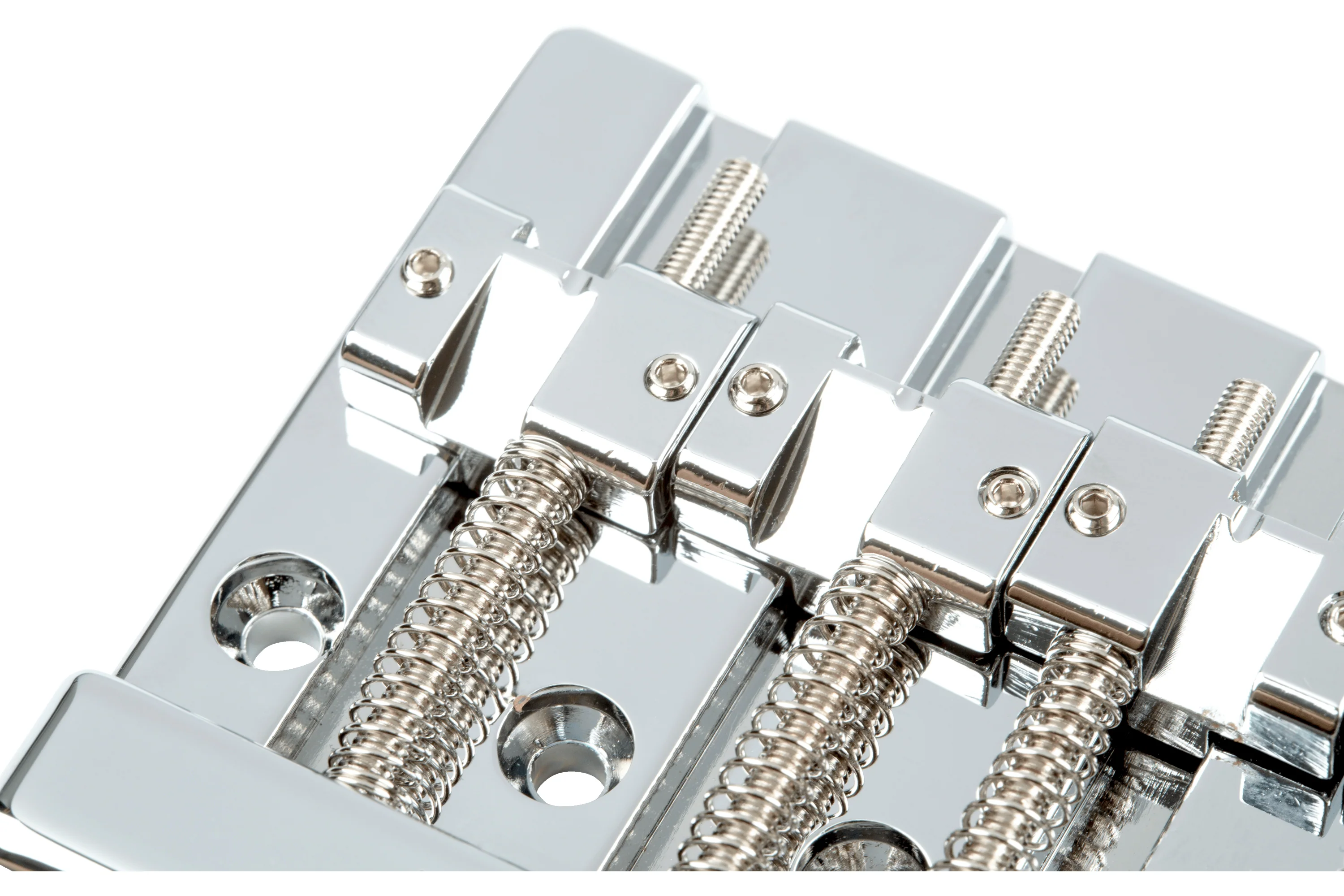 Fender HiMass 4-String Bass Bridge Assembly With Zinc Saddles - Image 3