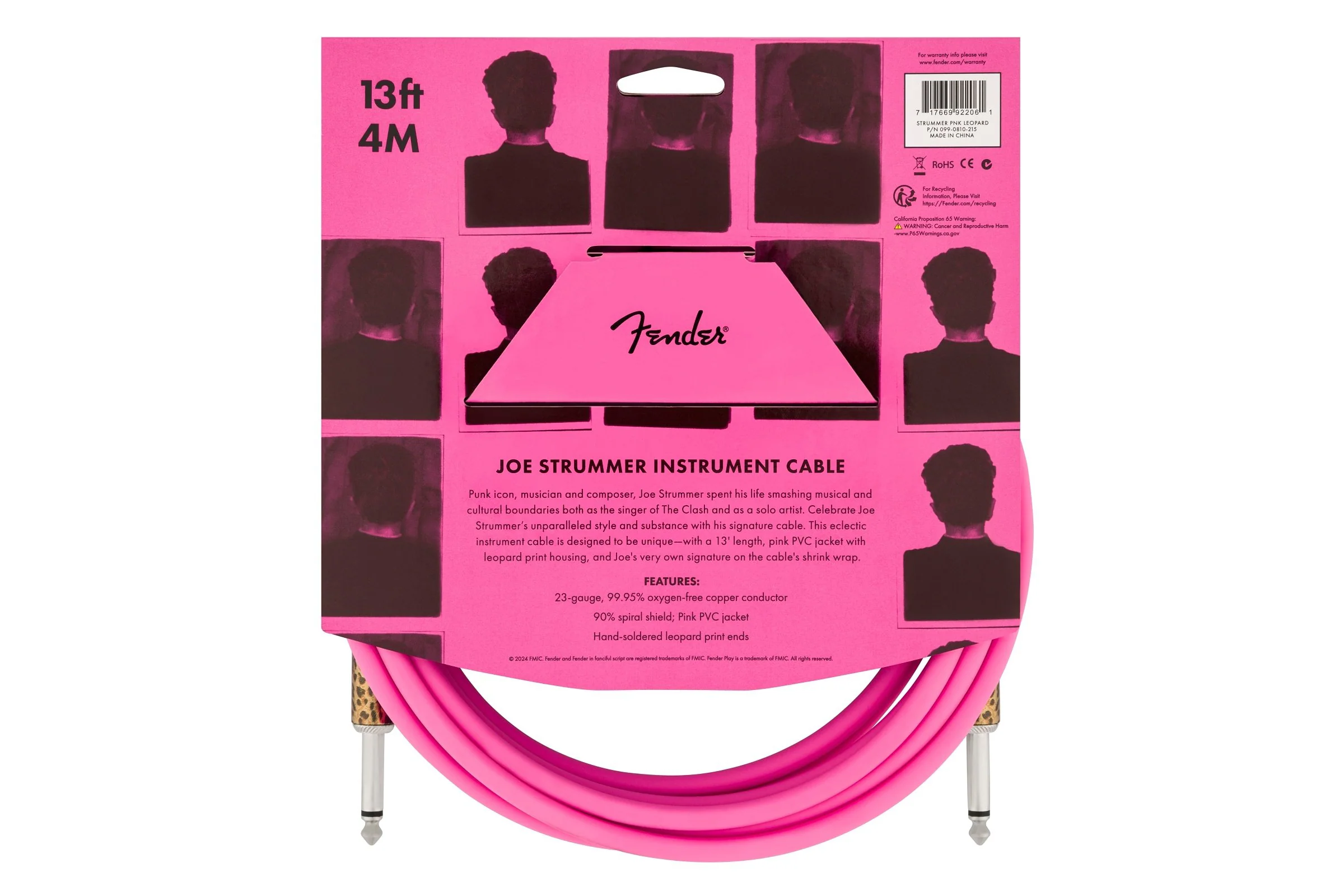 Fender Joe Strummer 13' Instrument Cable - Image 5