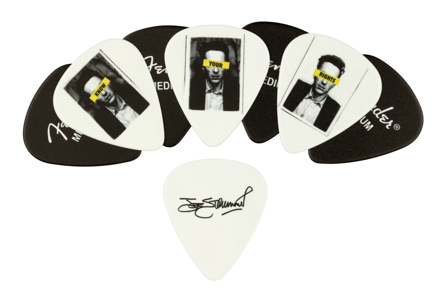 Fender Joe Strummer Pick Tin, Medium - 8 Pack - Image 4