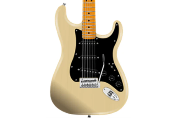 Fender Limited Edition American Professional II Stratocaster, V Shape Neck, Blackguard Blonde - Image 2