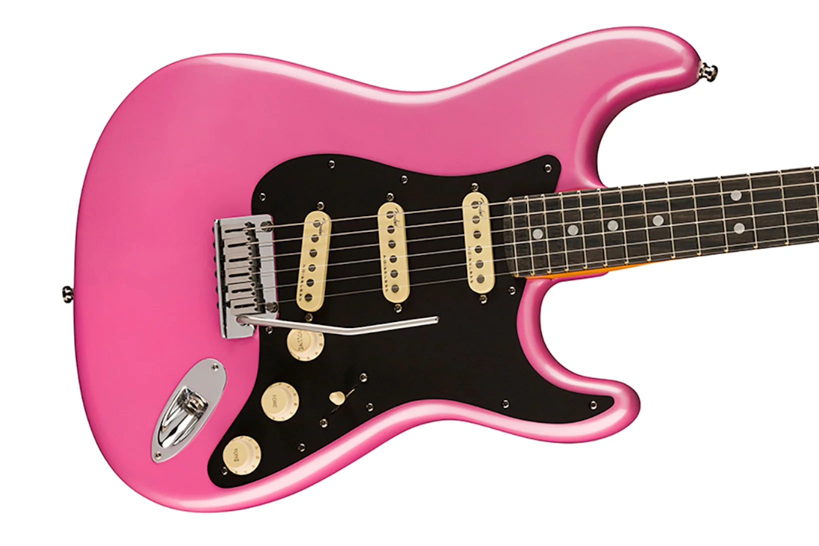 Fender Limited Edition American Ultra Stratocaster Bubble Gum Metallic - Image 3