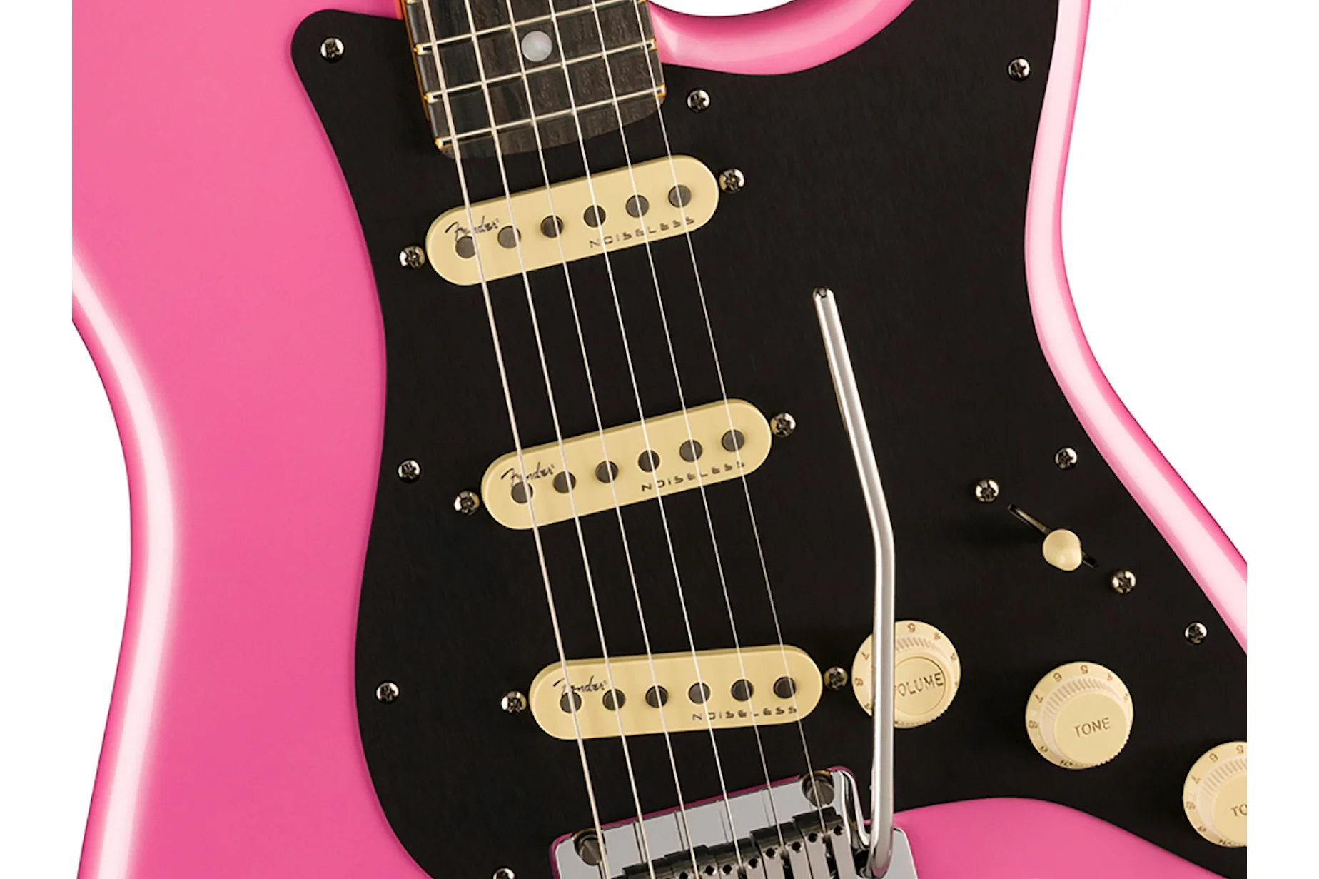 Fender Limited Edition American Ultra Stratocaster Bubble Gum Metallic - Image 4