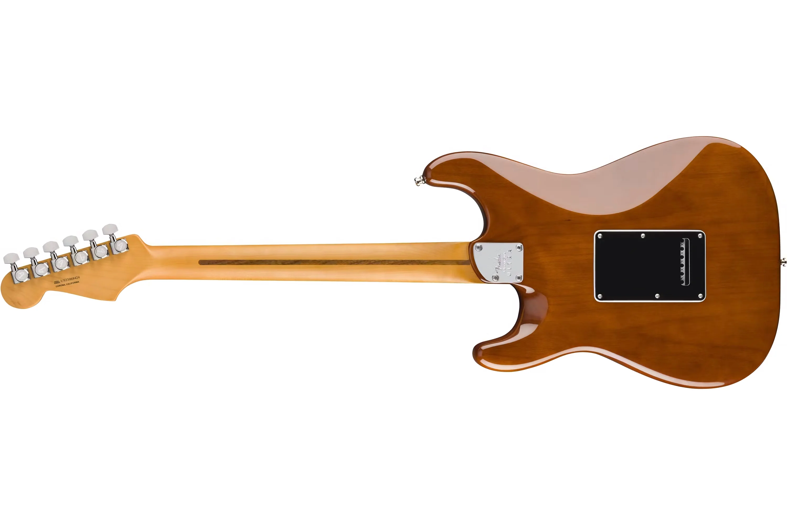 Fender Limited Edition American Ultra Stratocaster HSS, Tiger's Eye - Image 2