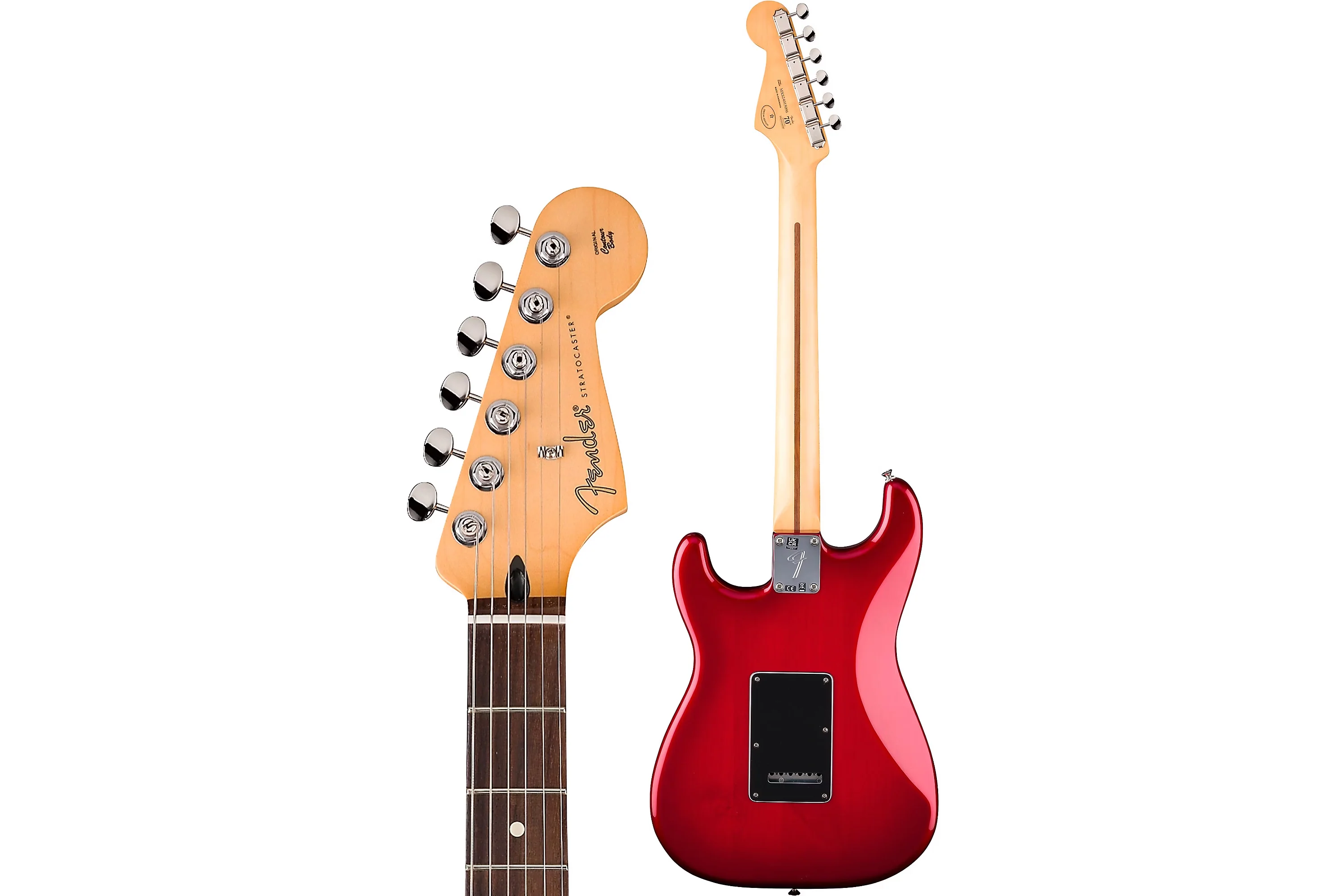 Fender Limited Edition Player II Stratocaster HSS, Candy Red Burst - Image 3