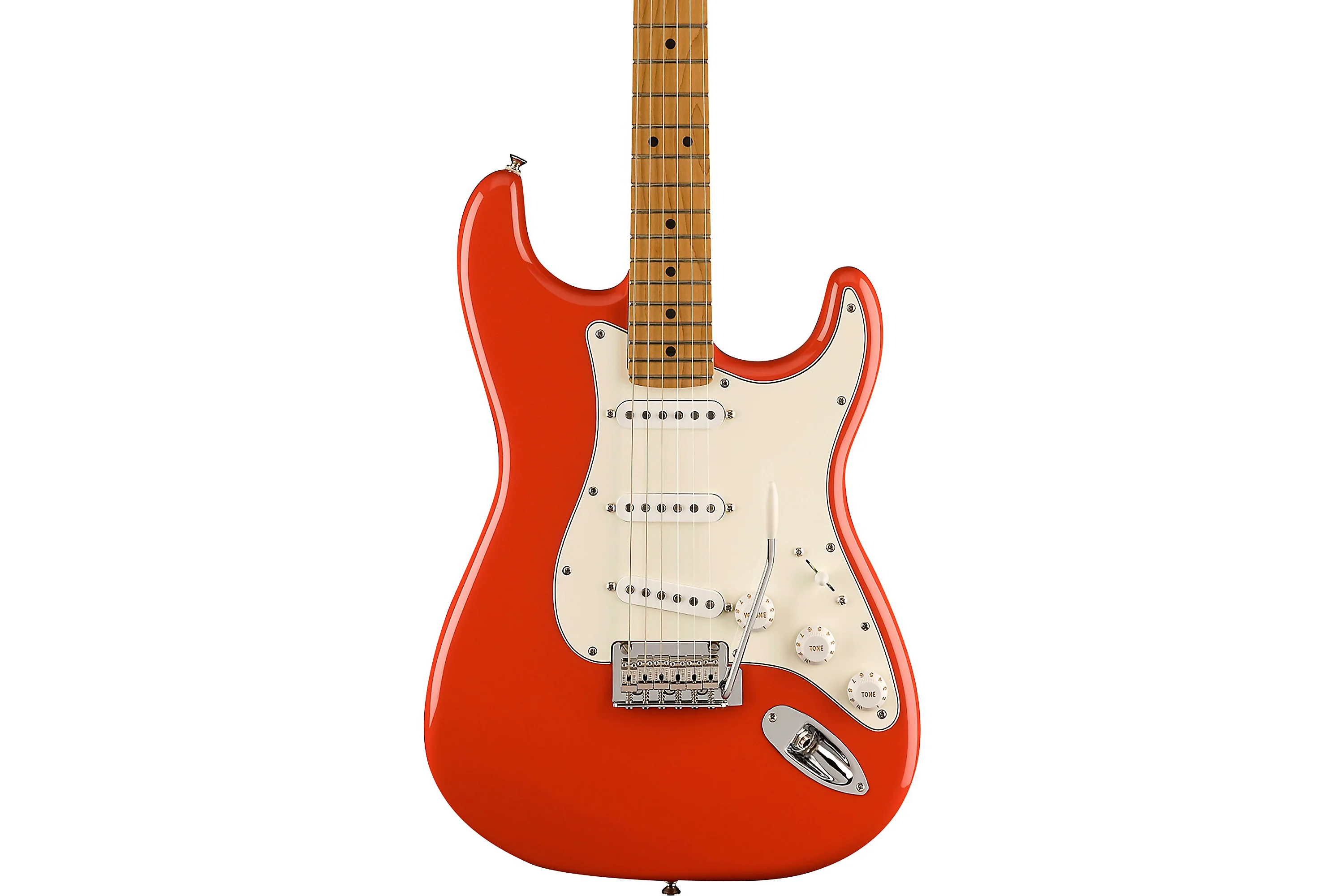 Fender Limited Edition Player Stratocaster Fiesta Red (Roasted Neck) - Image 3