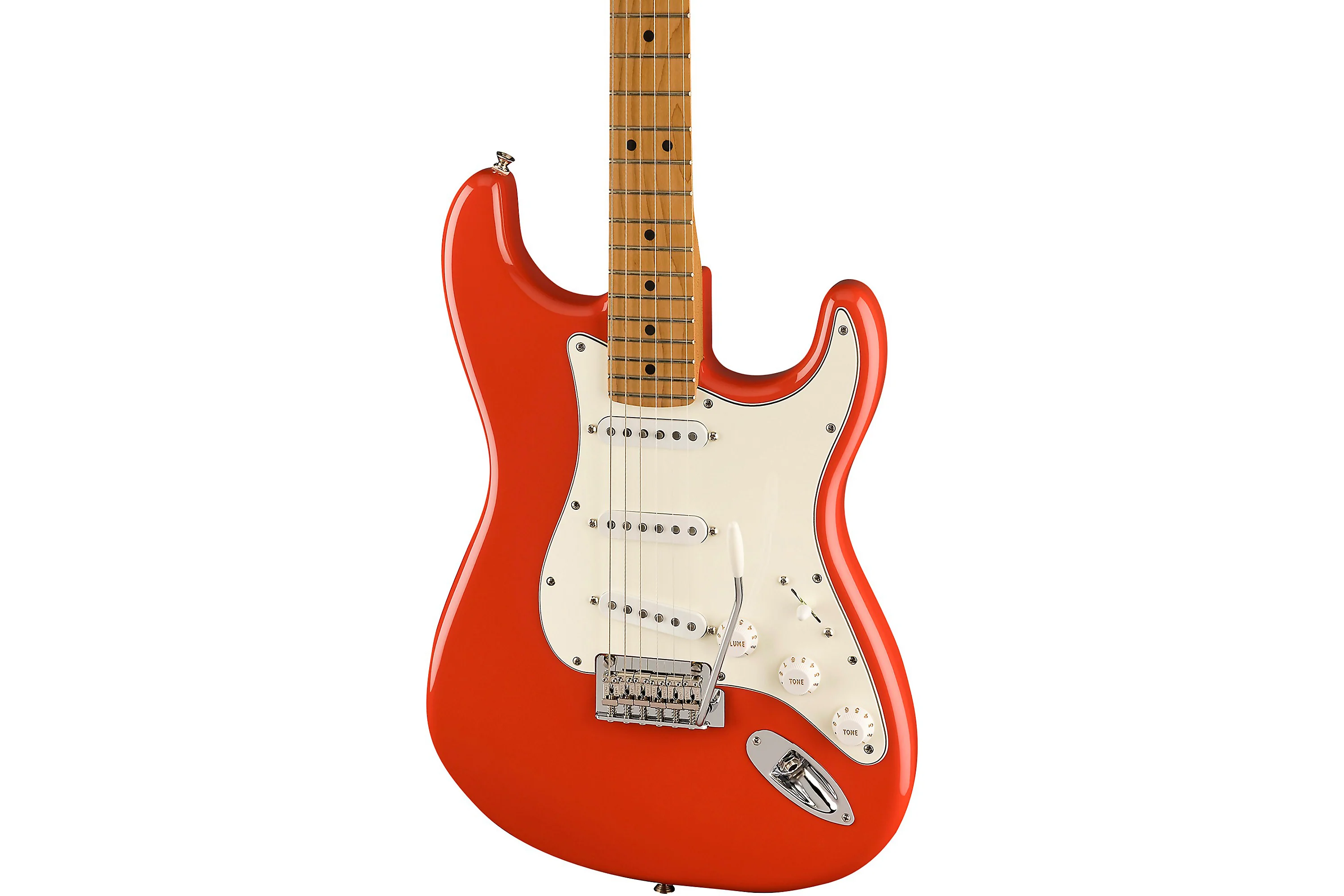 Fender Limited Edition Player Stratocaster Fiesta Red (Roasted Neck) - Image 4