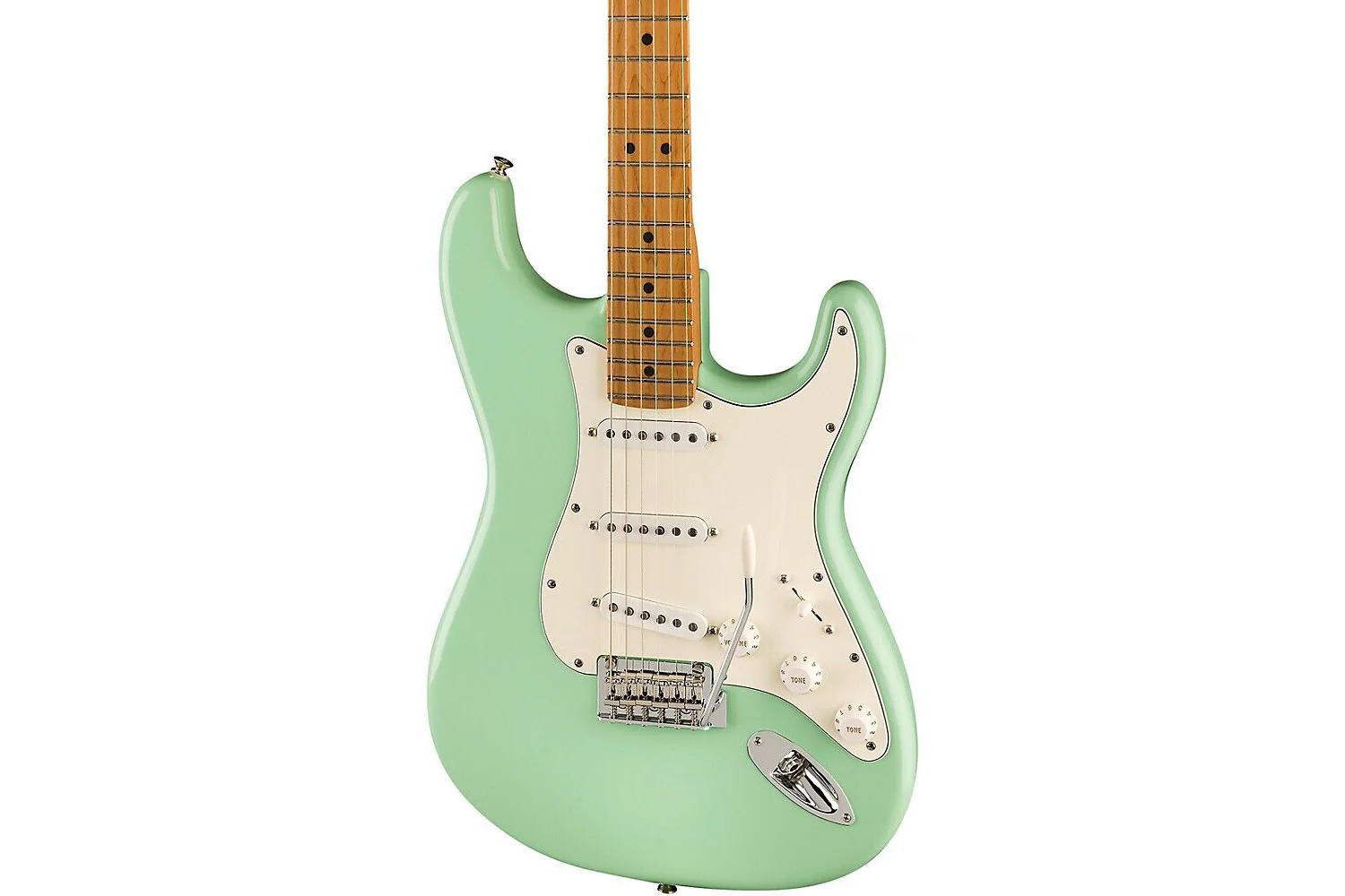 Fender Limited Edition Player Stratocaster Surf Green (Roasted Neck) - Image 4