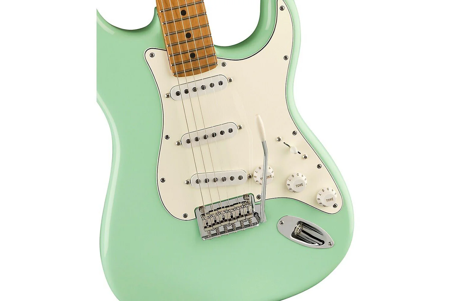 Fender Limited Edition Player Stratocaster Surf Green (Roasted Neck) - Image 5