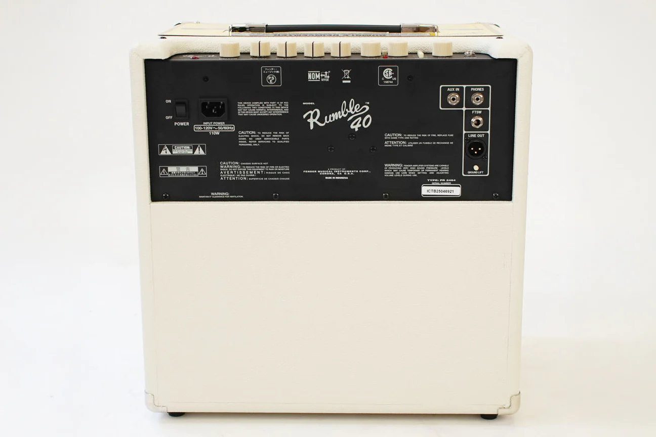 Fender Limited Edition Rumble 40 V3 Ivory - Image 3