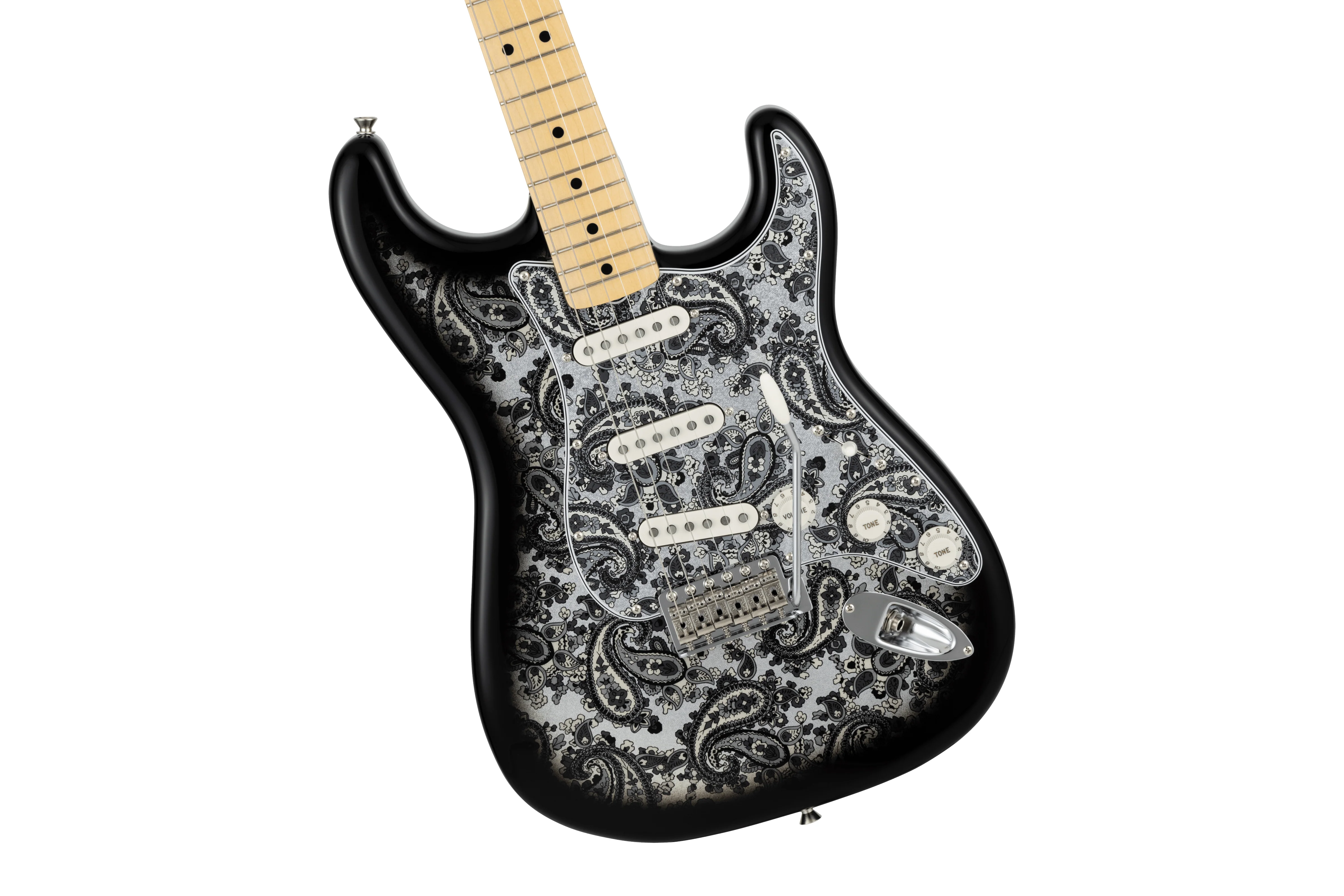 Fender Made in Japan Limited Stratocaster Black Paisley - Image 4