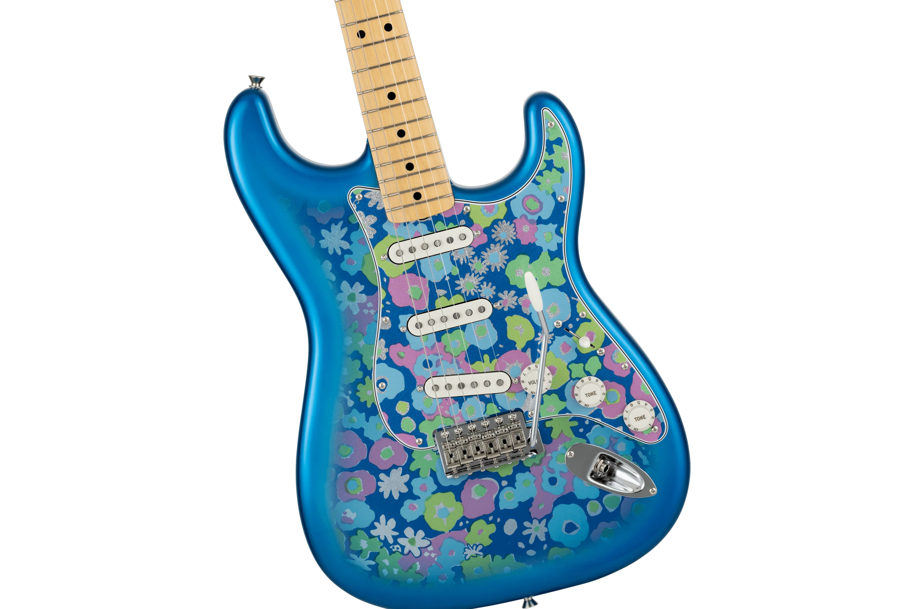 Fender Made in Japan Limited Stratocaster Blue Flower - Image 3
