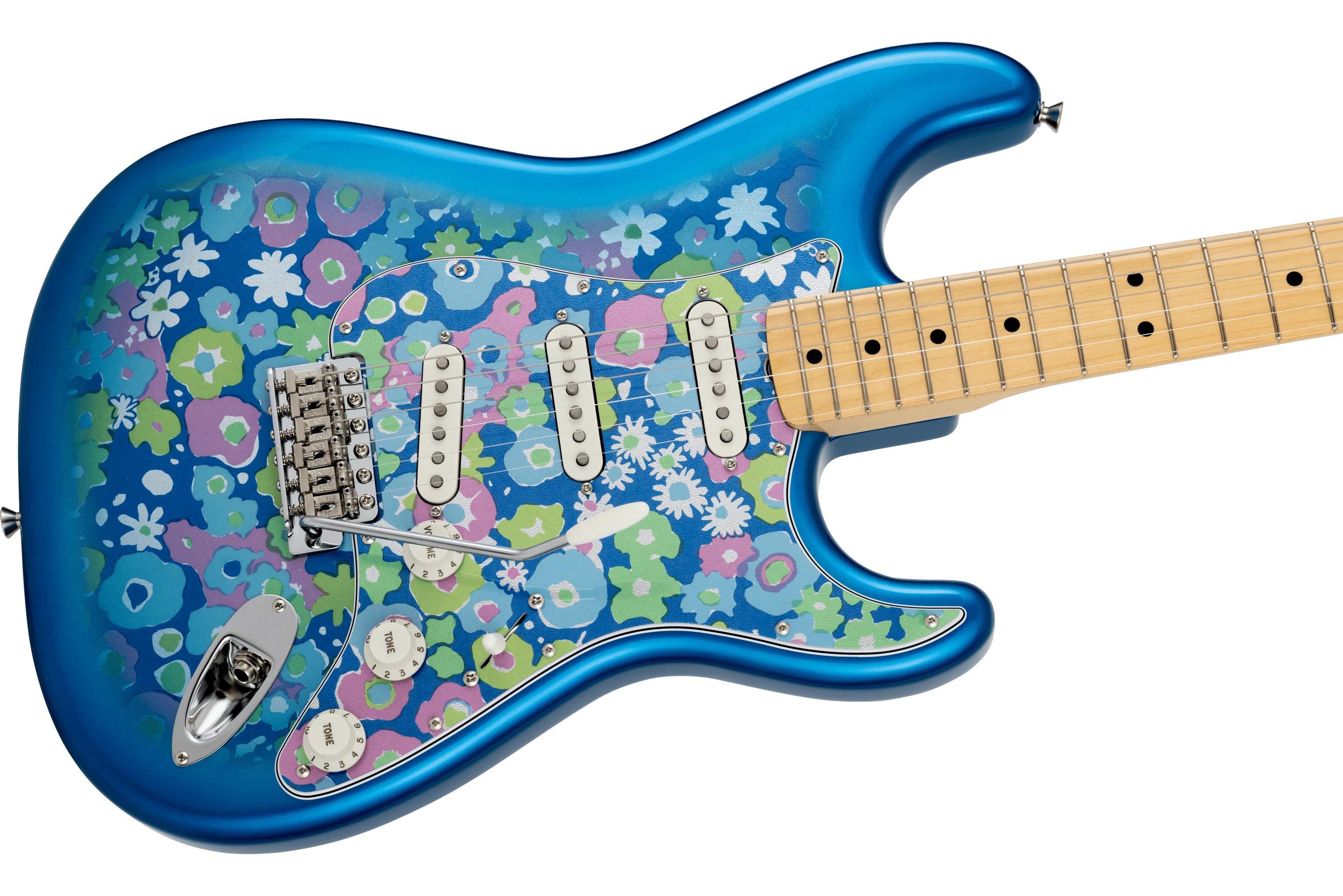 Fender Made in Japan Limited Stratocaster Blue Flower - Image 4