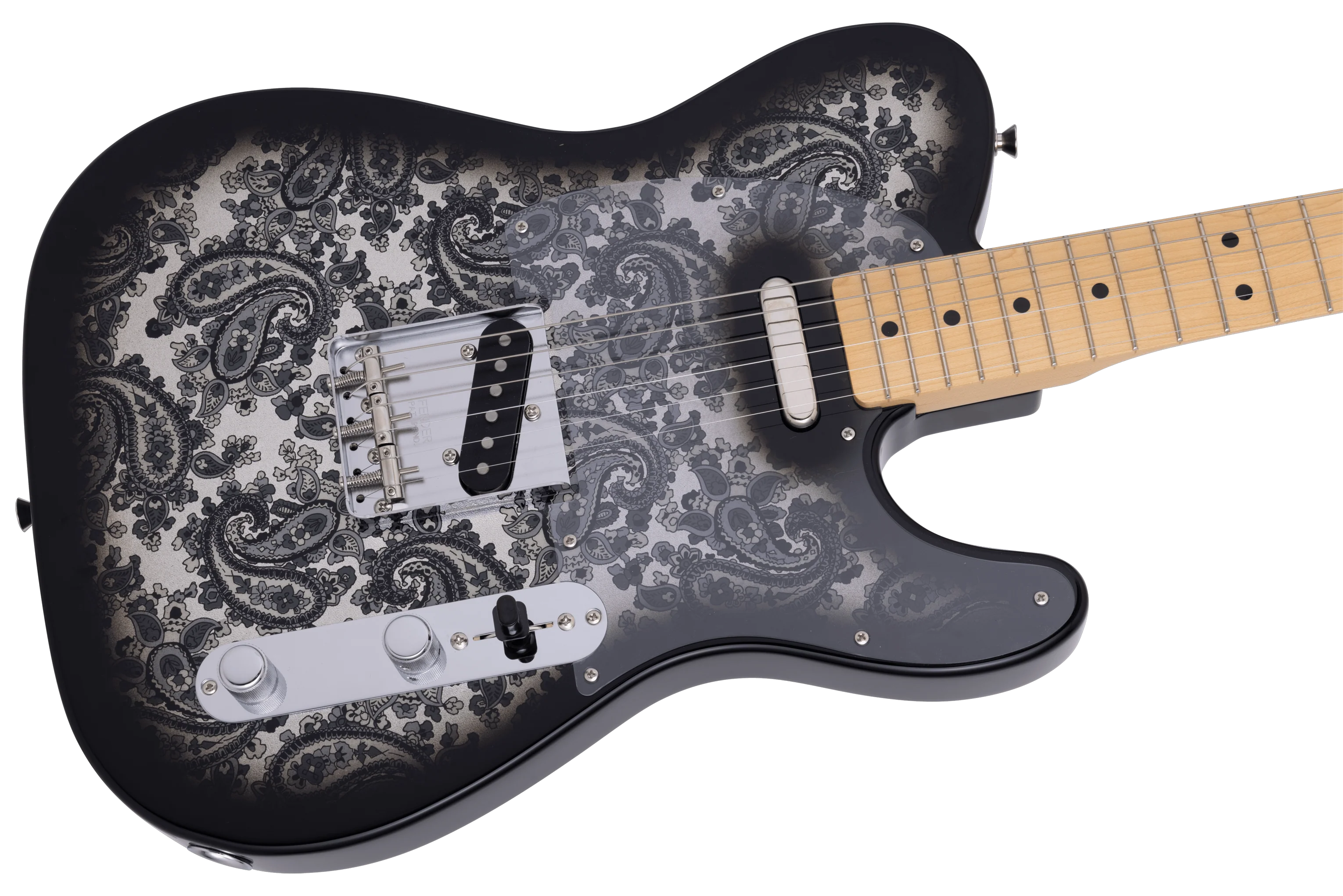 Fender Made in Japan Limited Telecaster Black Paisley - Image 4