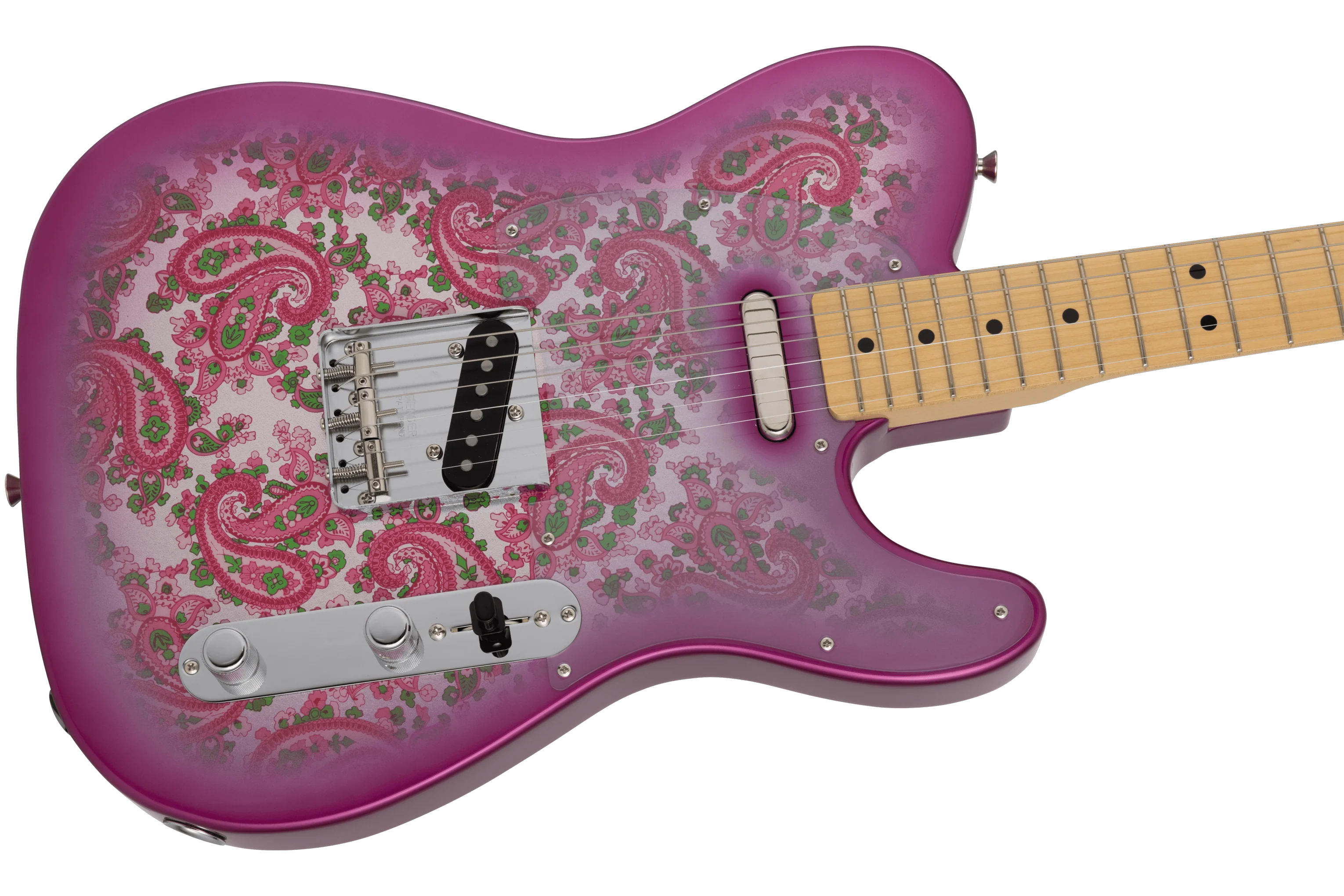 Fender Made in Japan Limited Telecaster Pink Paisley - Image 4