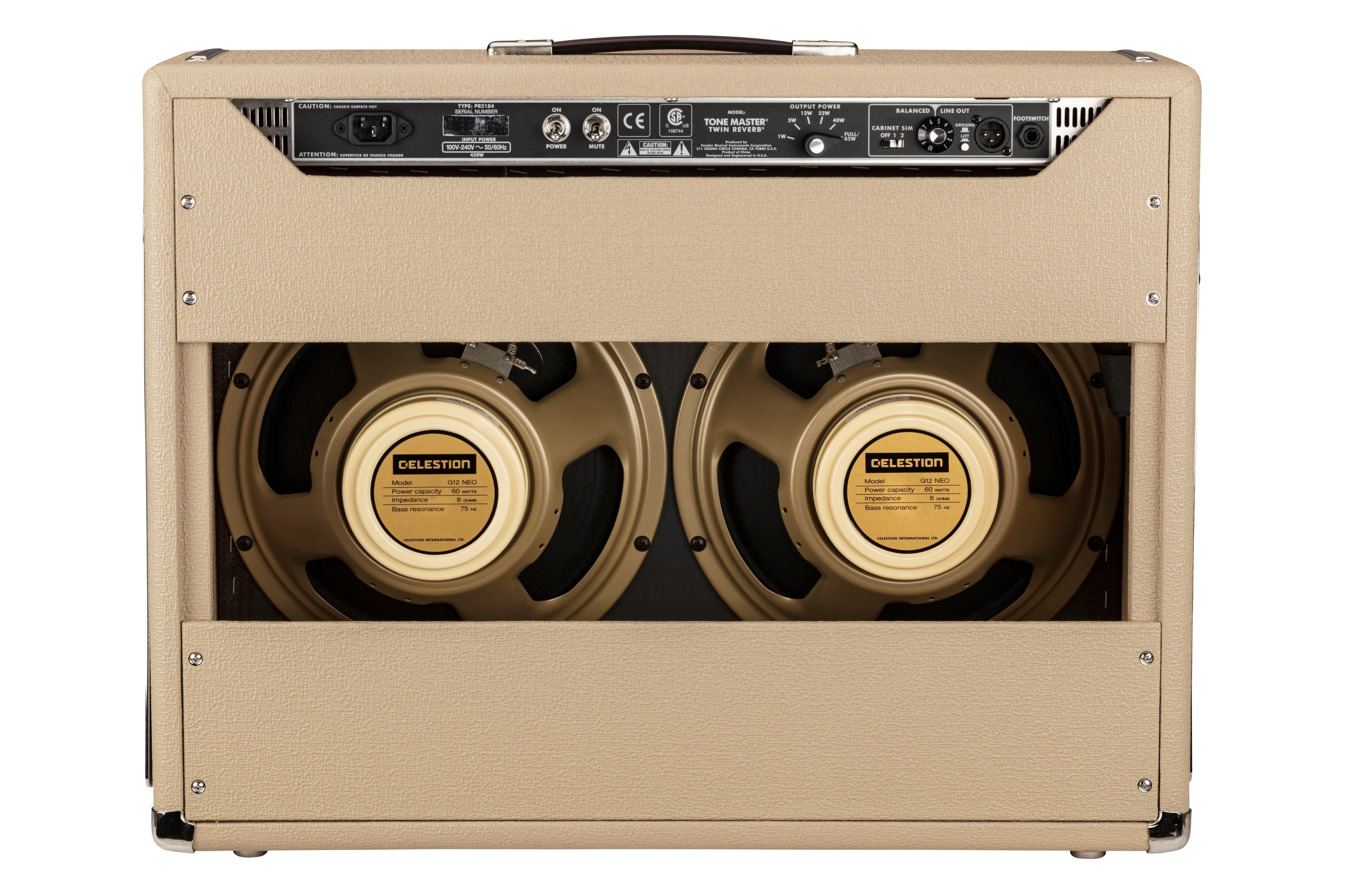 Fender Tone Master Twin Reverb Blonde - Image 2