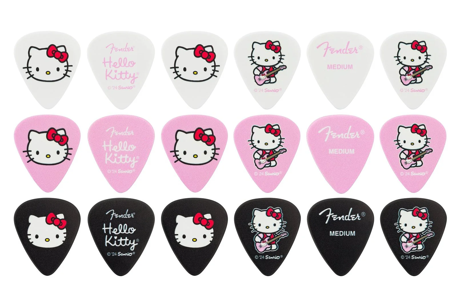 Fender x Hello Kitty 18 Pack Pick Tin - Image 5