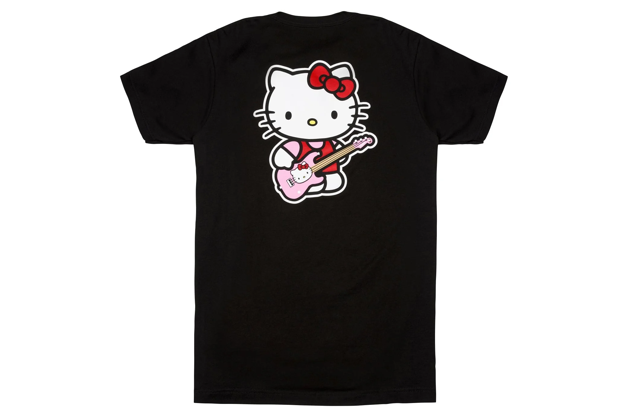 Fender x Hello Kitty Black Back Logo Tee - Image 2
