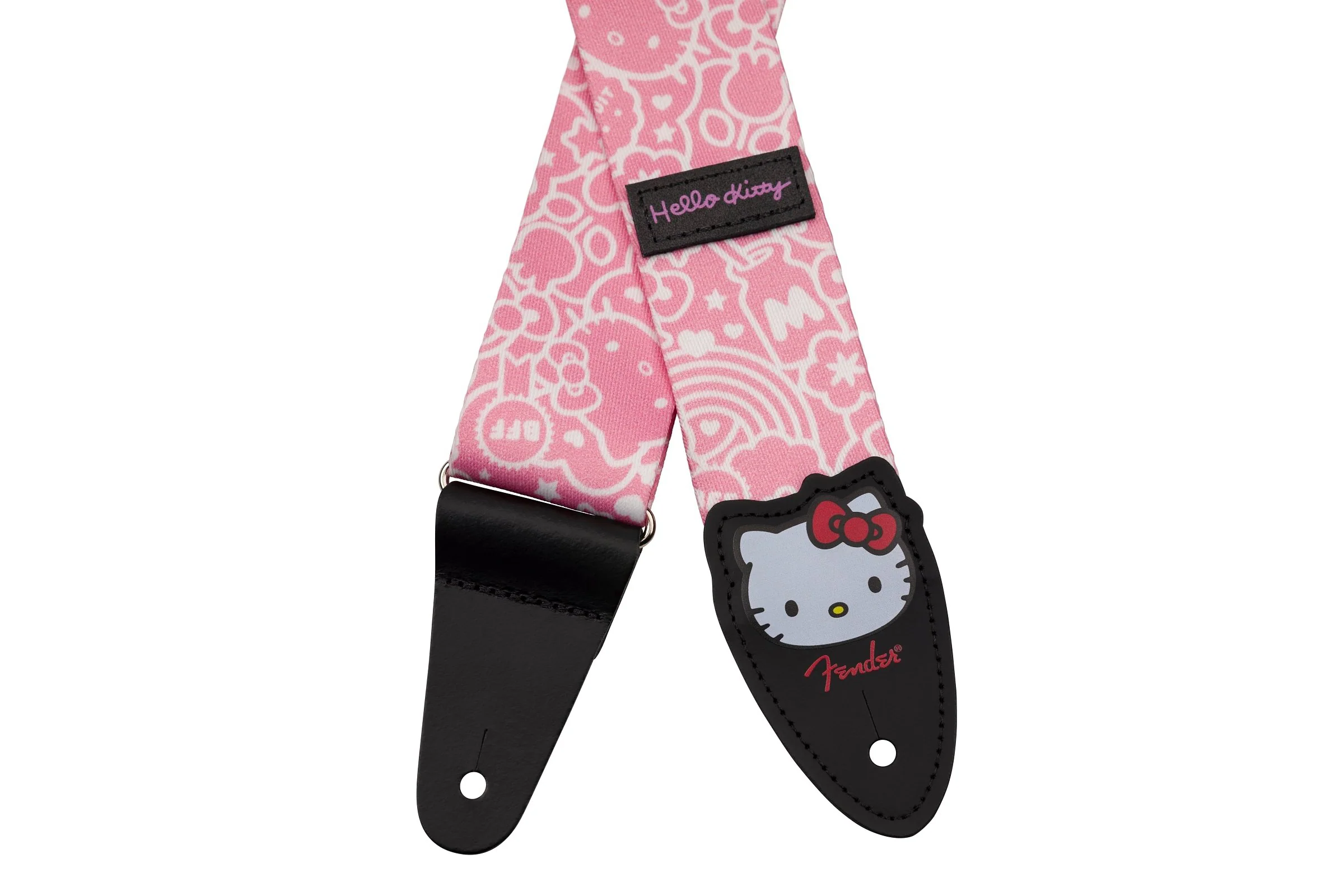Fender x Hello Kitty Pink Poly Strap - Image 3