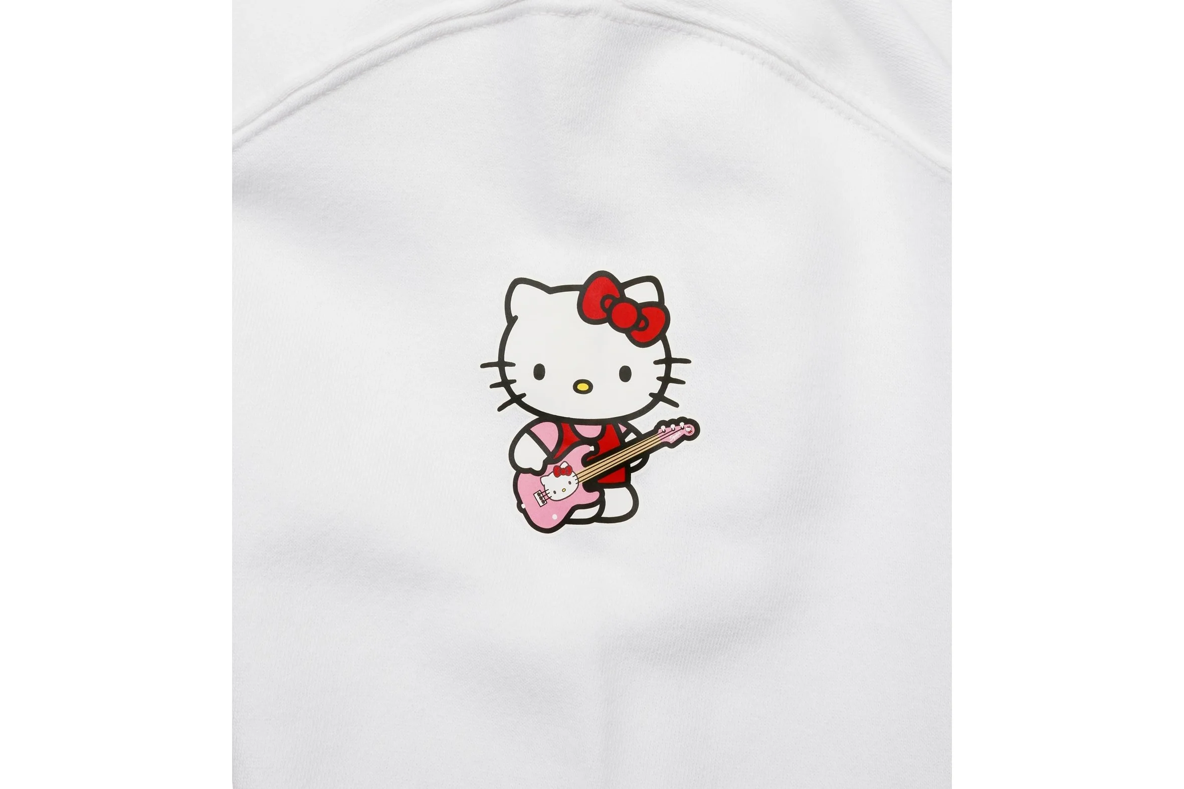 Fender x Hello Kitty White Sleeve Logo Hoodie - Image 2