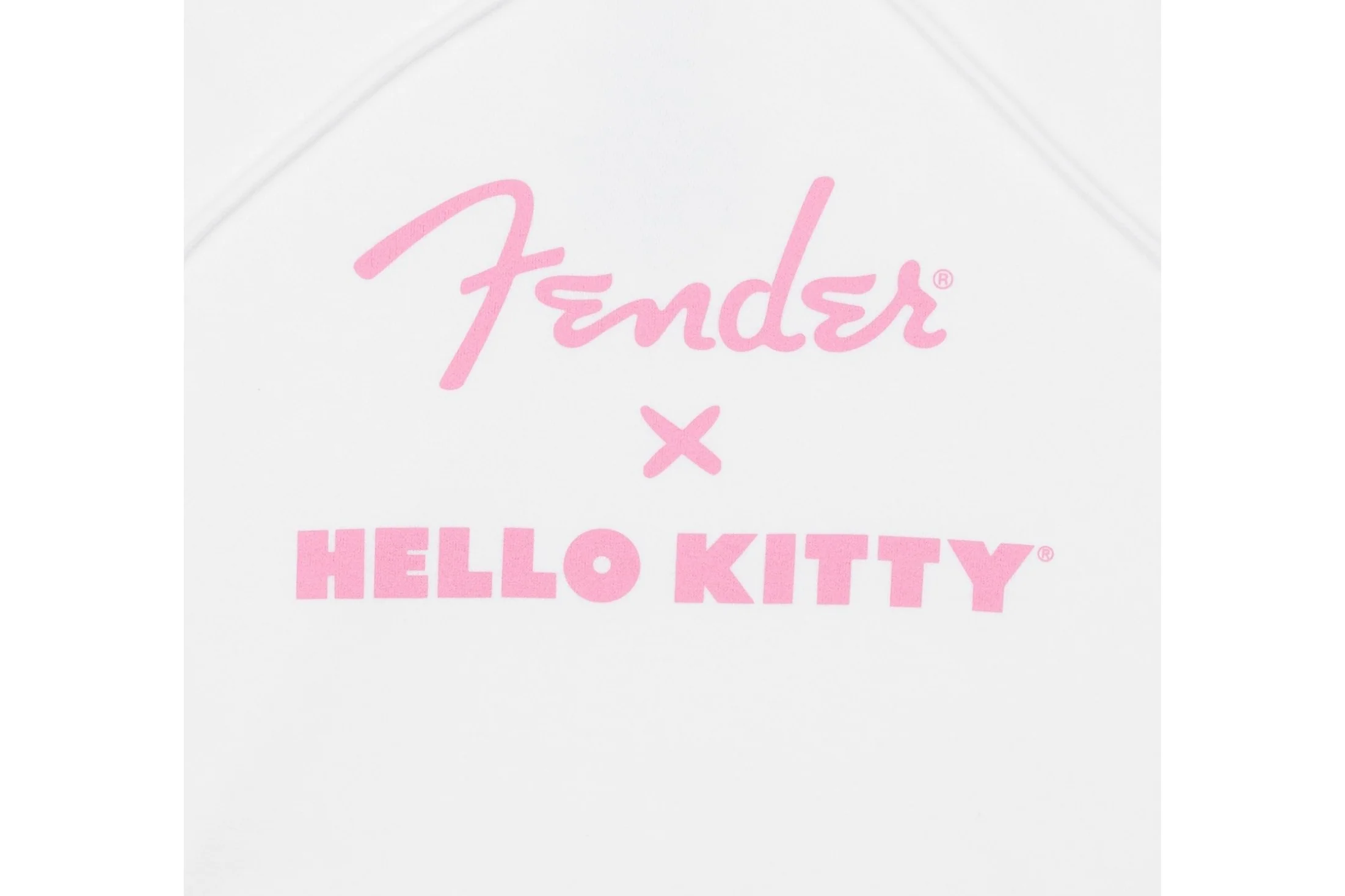 Fender x Hello Kitty White Sleeve Logo Hoodie - Image 3