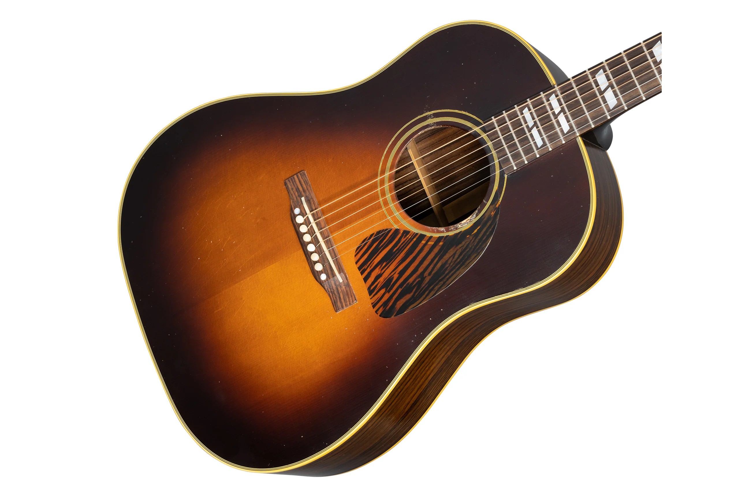 Gibson 1942 Banner Southern Jumbo Vintage Sunburst Light Aged - Image 5