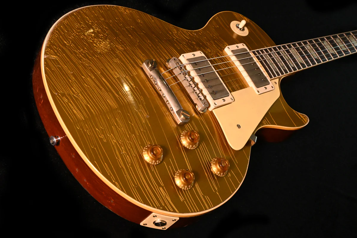 Gibson 1957 Les Paul Standard Gold Top Faded Cherry Back Murphy Lab Heavy Aged - Image 6