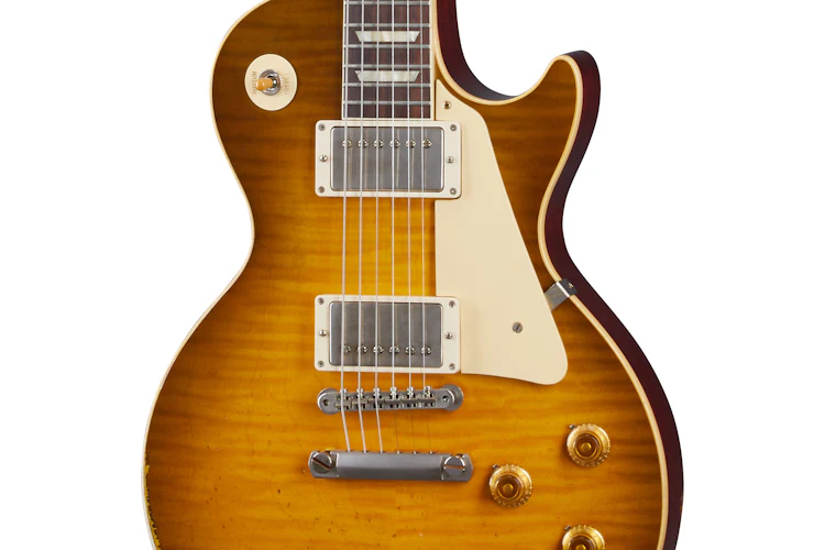 Gibson 1959 Les Paul Standard Golden Poppy Burst Heavy Aged - Image 4