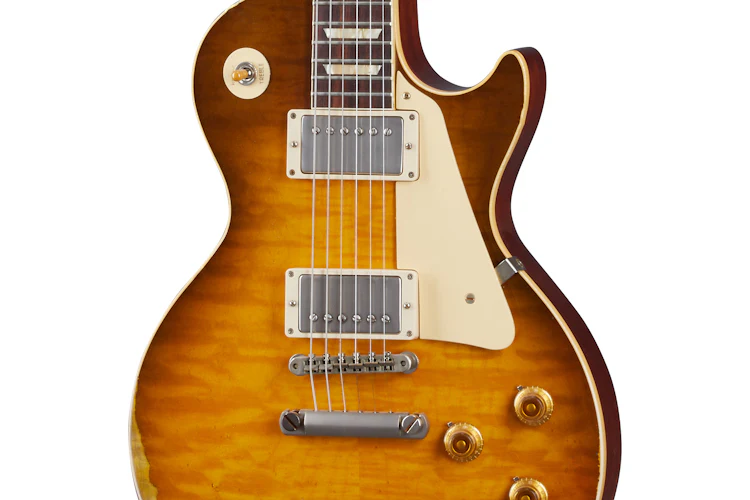 Gibson 1959 Les Paul Standard Green Lemon Fade Heavy Aged - Image 4