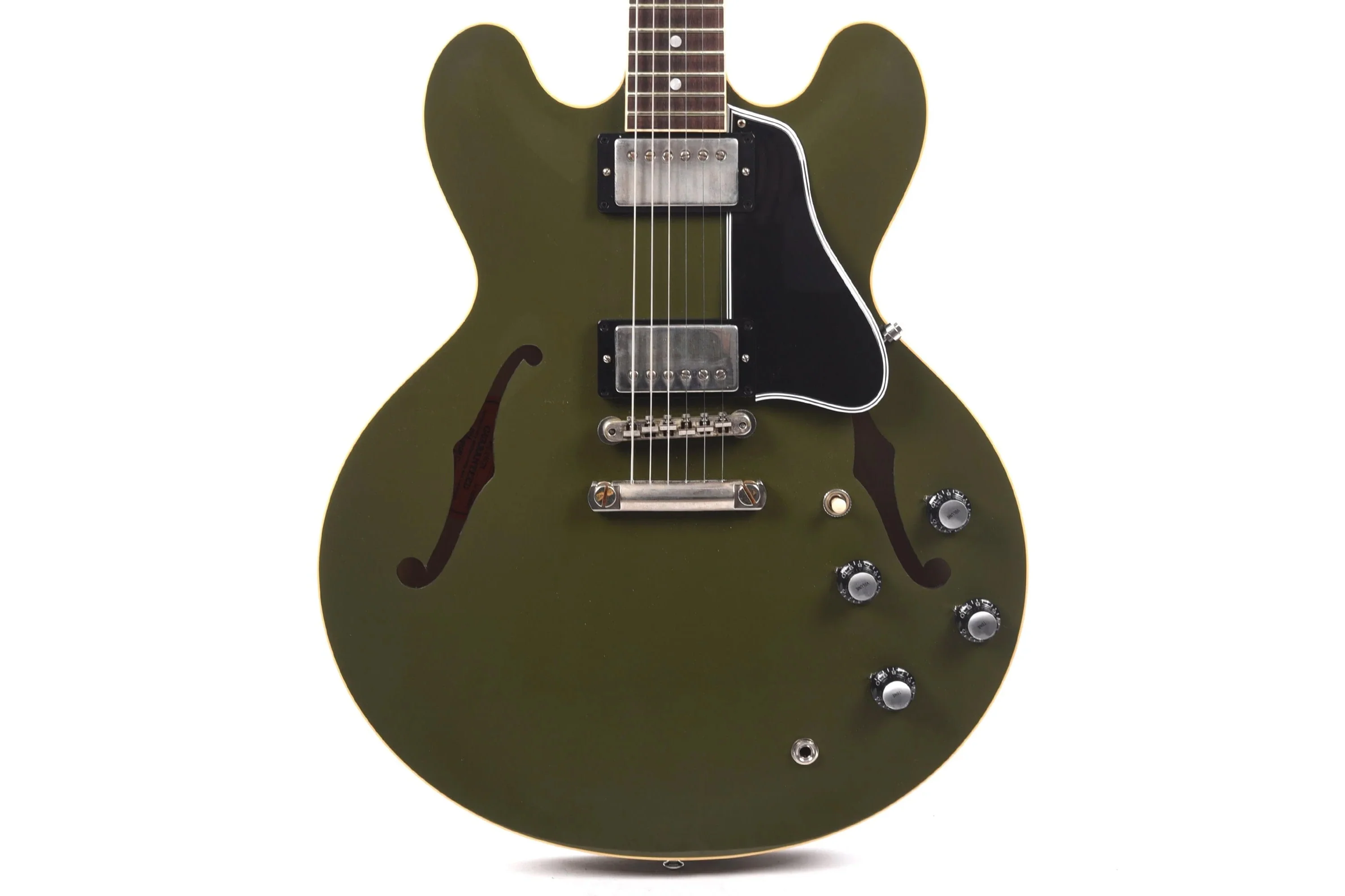 Gibson 1961 ES-335 Reissue Heavy Antique Olive Drab VOS - Image 5