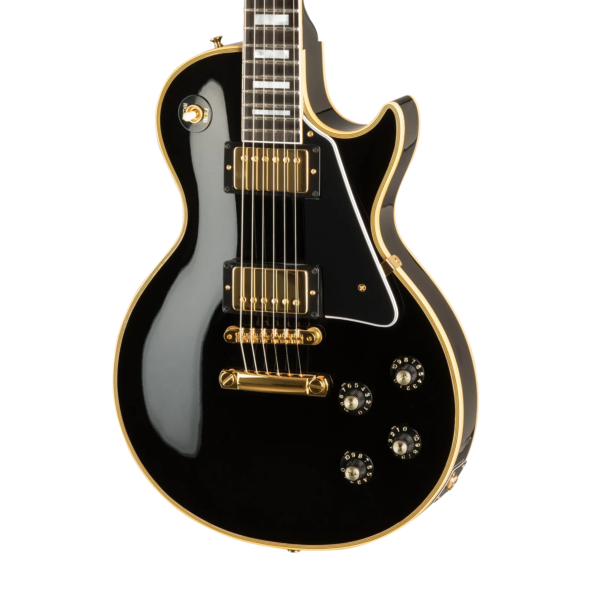 Gibson Custom 1968 Les Paul Custom Reissue Gloss, Ebony - Image 5