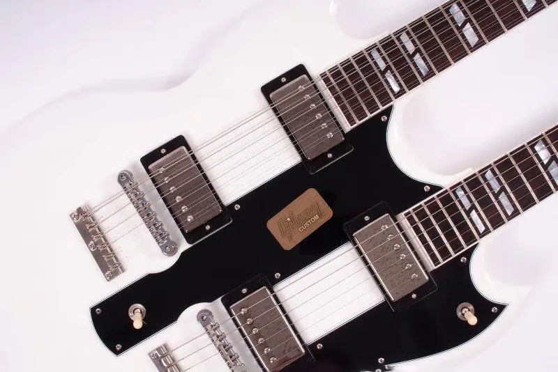 Gibson Custom Shop EDS-1275 Double Neck Alpine White - Image 4