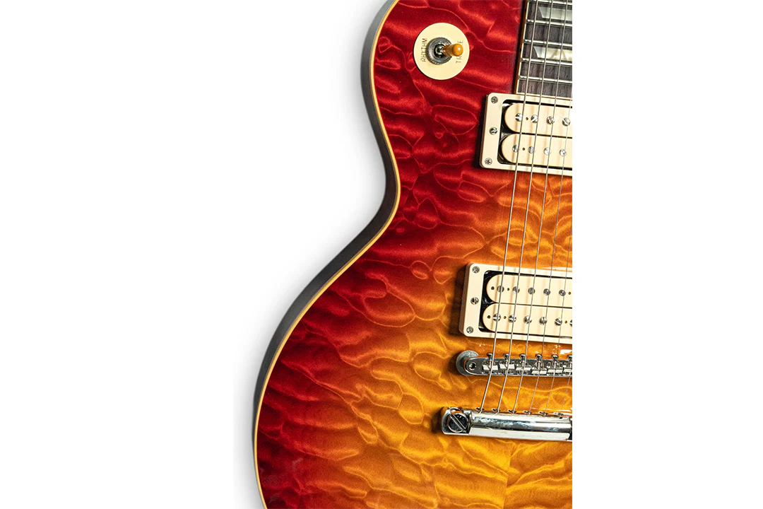 Gibson Custom Shop M2M 1959 Les Paul Standard, 7A Quilt, Factory Burst, Gloss - Image 6