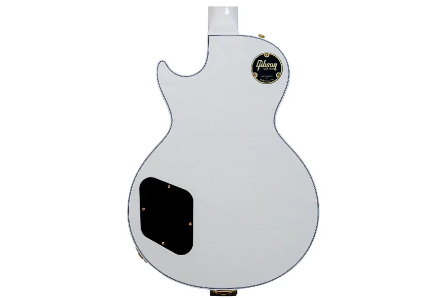 Gibson Custom Shop Murphy Lab 1957 Les Paul Custom 3-Pickup Bigsby, Polaris White, Ultra Light Aged - Image 4