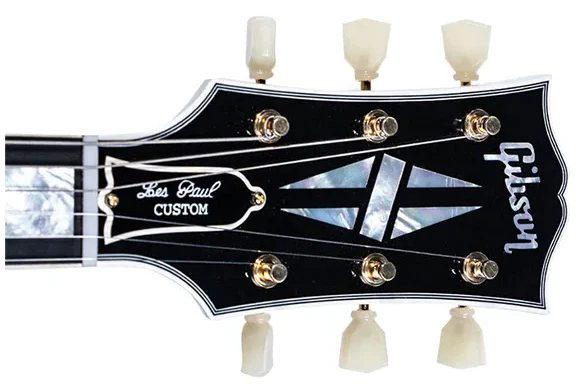 Gibson Custom Shop Murphy Lab 1957 Les Paul Custom 3-Pickup Bigsby, Polaris White, Ultra Light Aged - Image 5