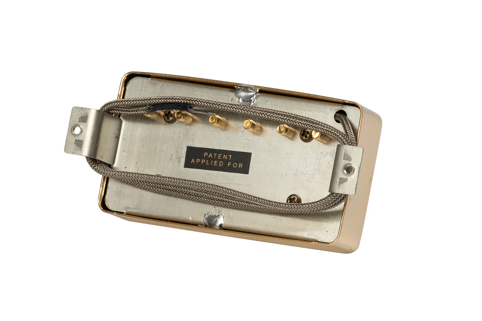 Gibson Custombucker (Matched Set, Double Black, True Historic Gold Covers, 2-Conductor, Unpotted, Alnico 3, 8K) - Image 3