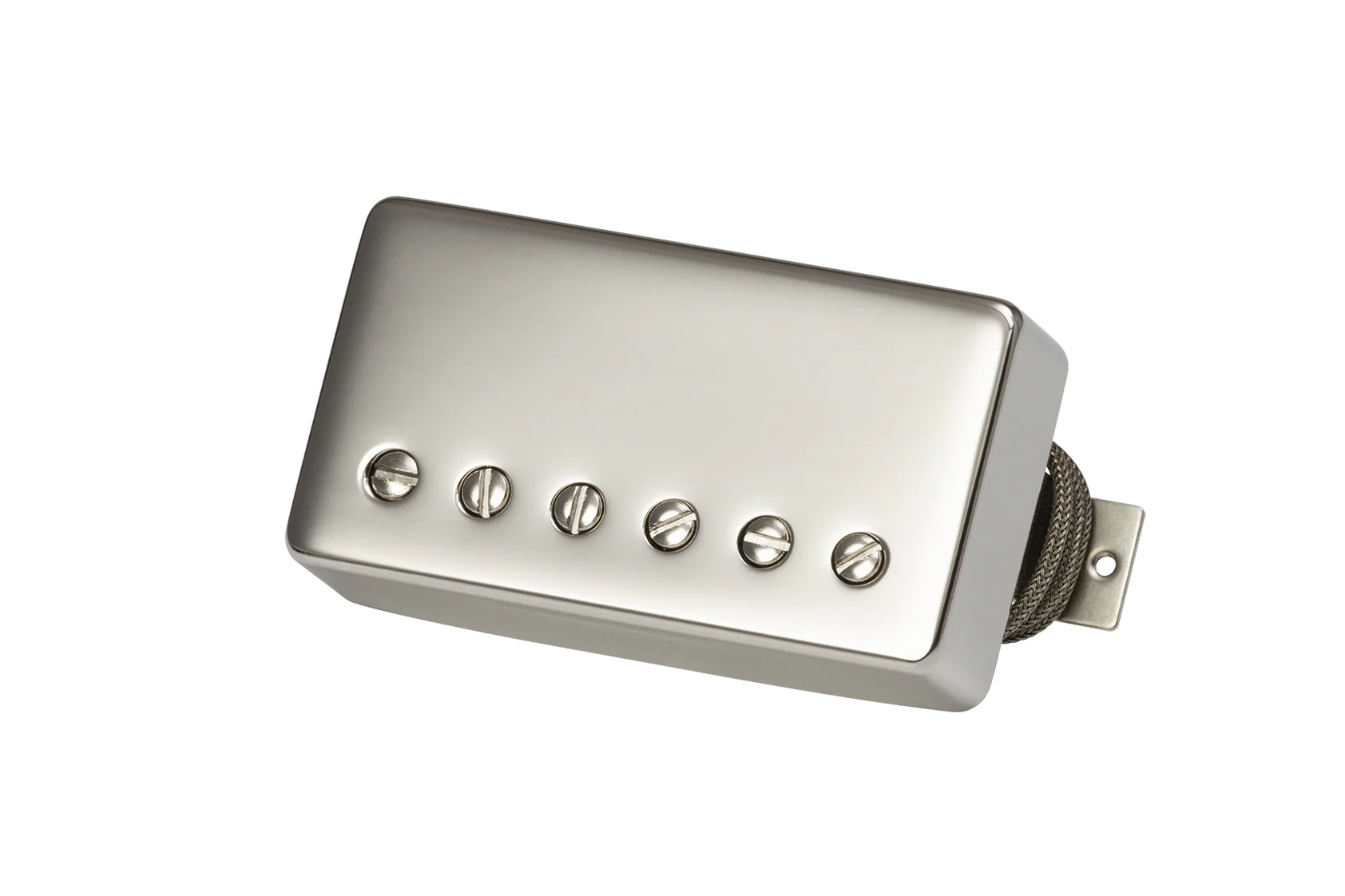 Gibson Custombucker (Matched Set, Double Black, True Historic Nickel Covers, 2-Conductor, Unpotted, Alnico 3, 8K) - Image 5