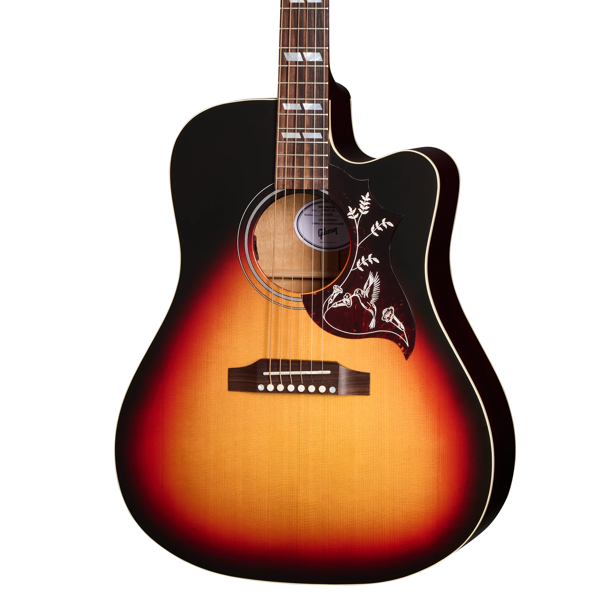 Gibson Hummingbird Studio EC, Tri-Burst Satin - Image 5
