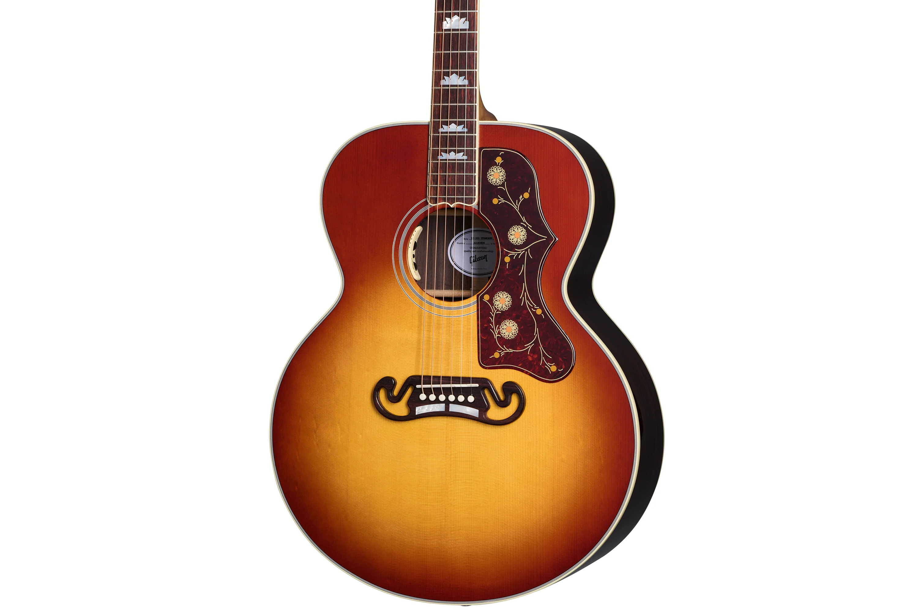 Gibson SJ-200 Standard Rosewood, Rosewood Burst - Image 4