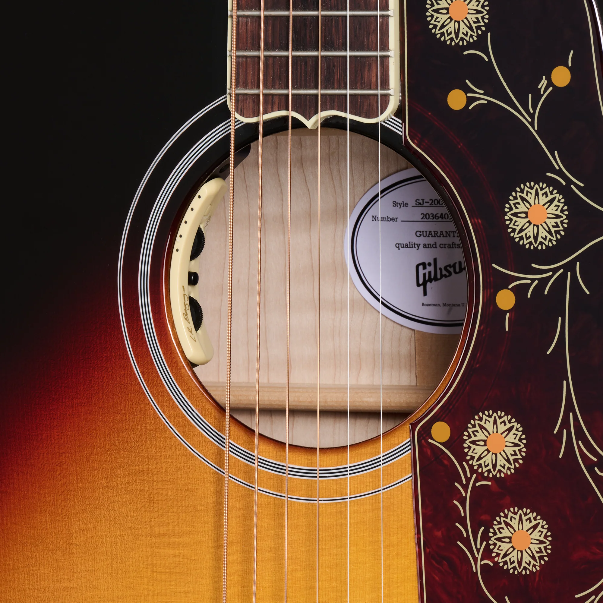 Gibson SJ-200 Standard, Tri Burst - Image 6