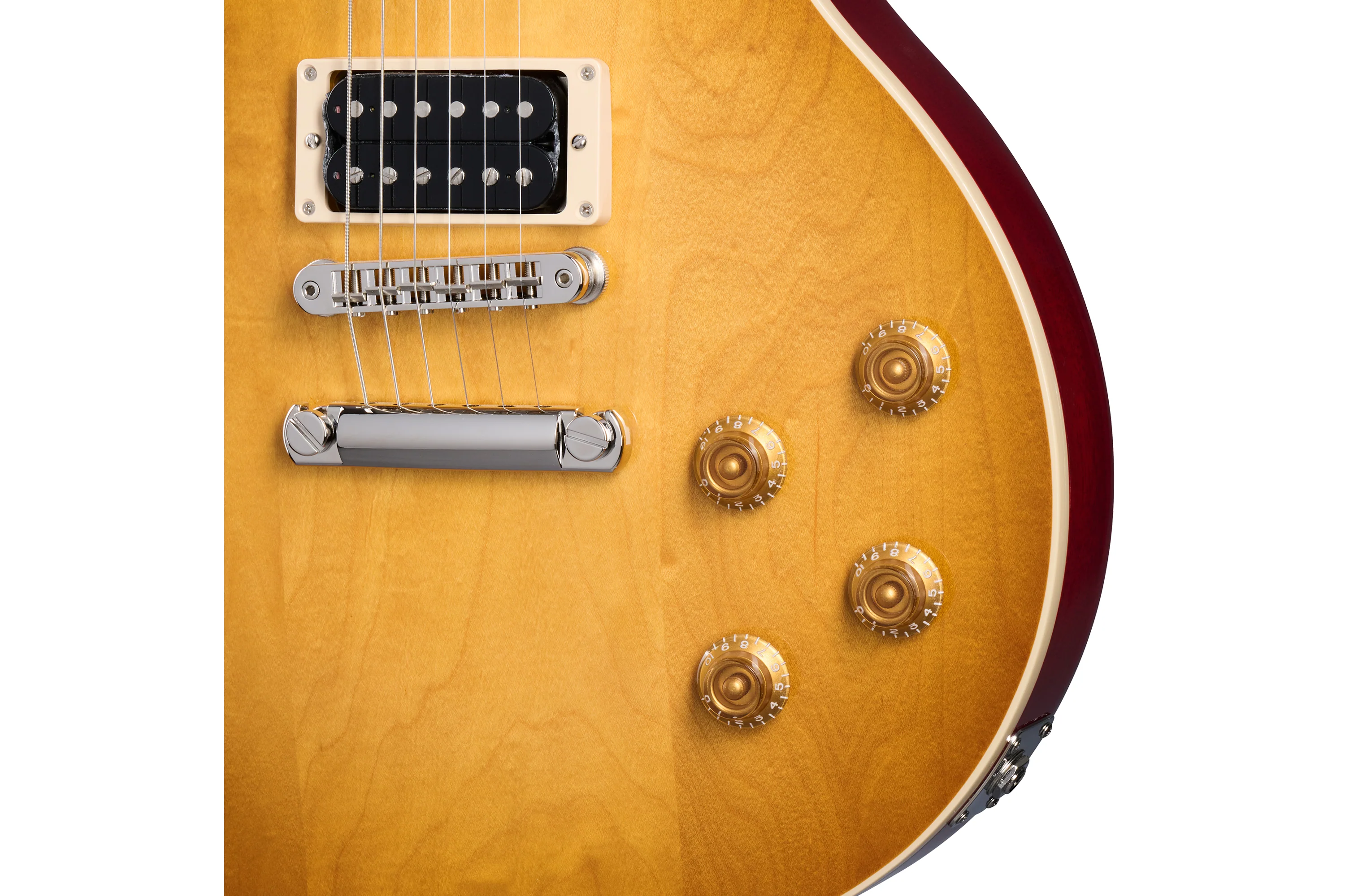 Gibson Slash "Jessica" Les Paul Standard Honey Burst with Red Back - Image 5