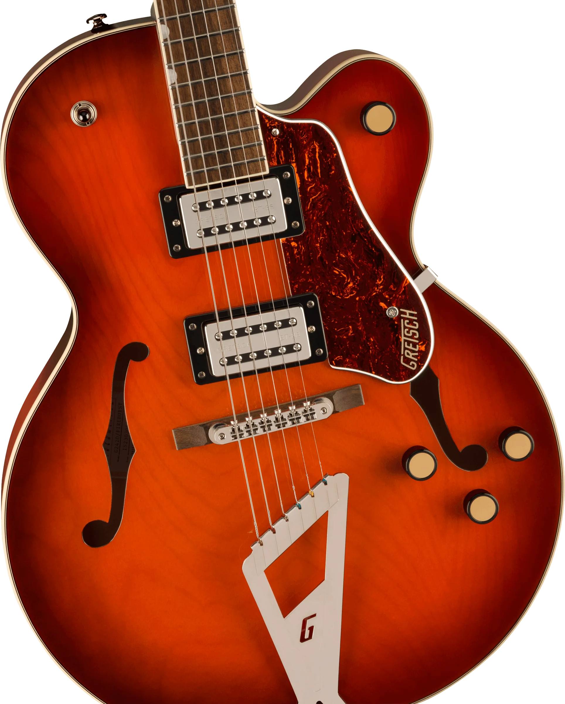 Gretsch G2420 Streamliner Hollow Body with Chromatic II Tailpiece, Broad'Tron BT-3S pickups - Image 11