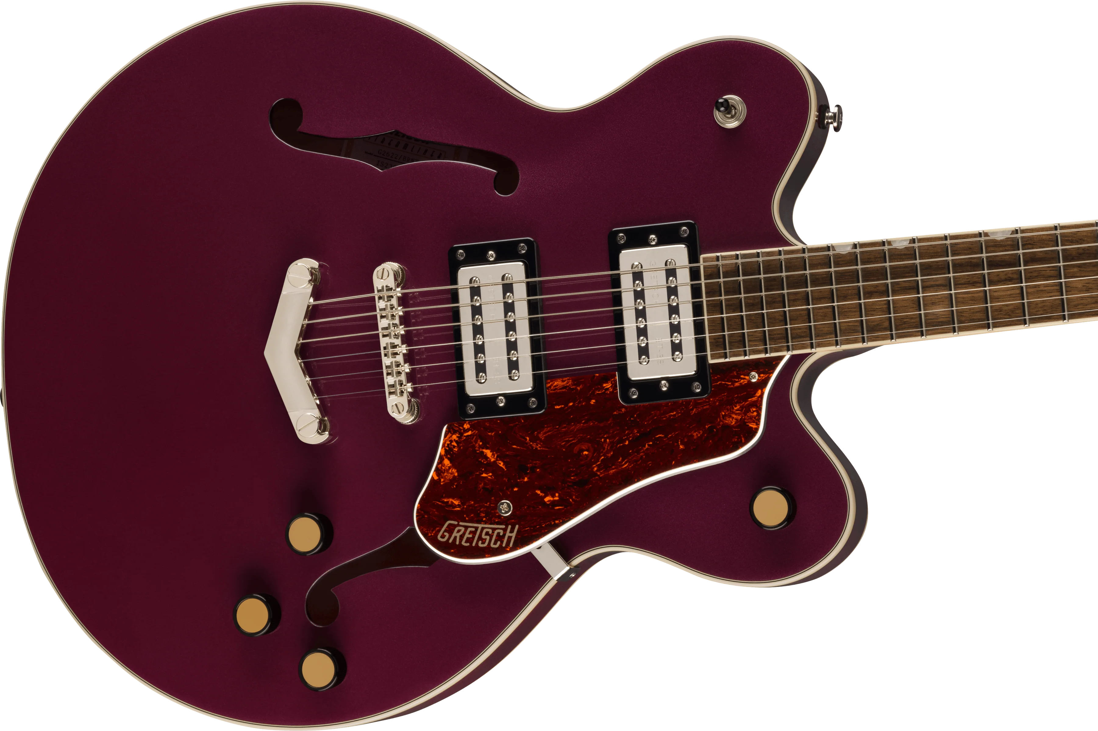 Gretsch G2622 Streamliner Center Block Double-Cut with V-Stoptail, Broad’Tron BT-3S Pickups - Image 10